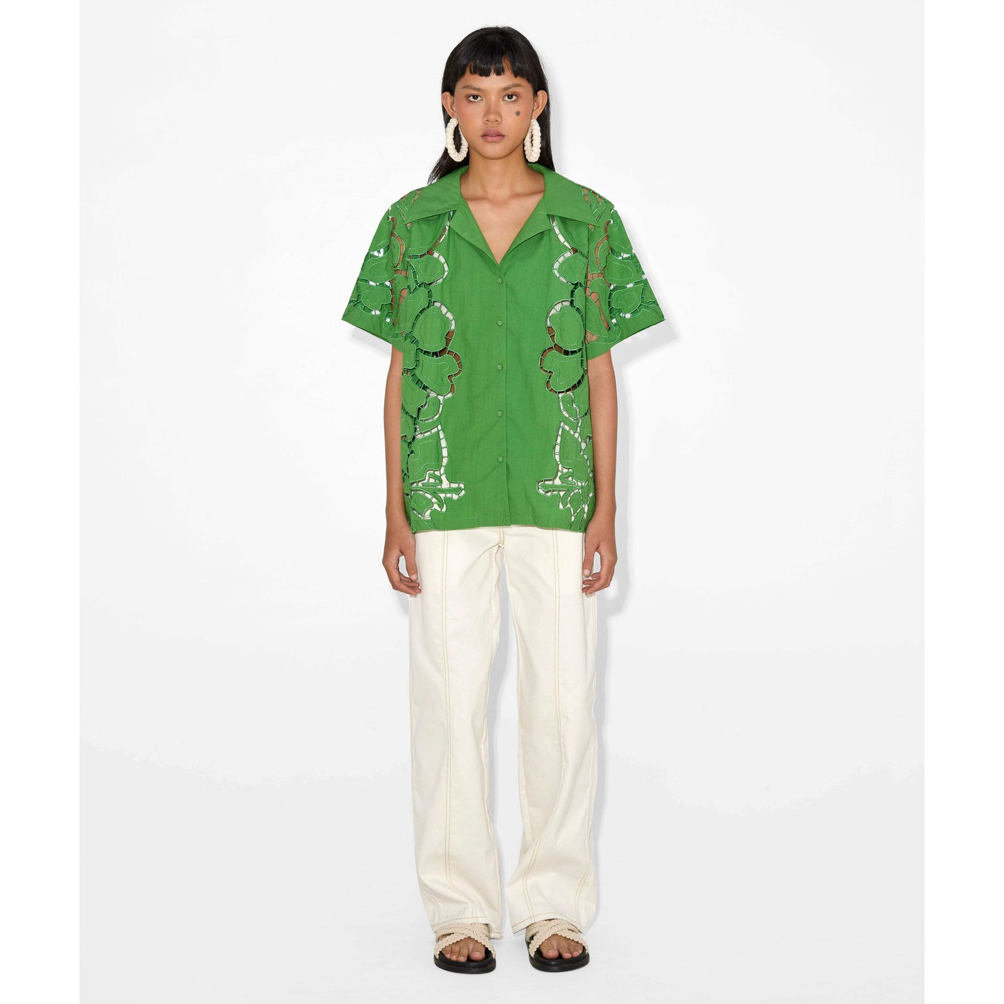 Magali Pascal "Etta" Shirt in Green, size XS/S