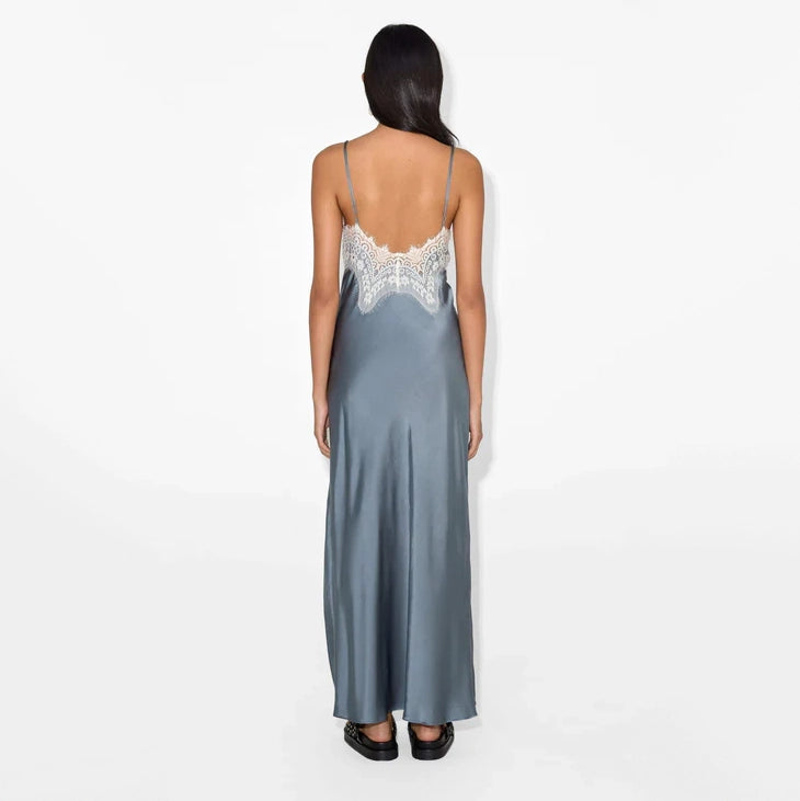 Magali Pascal "Rita" Slipdress in Serenity Blue, size Medium