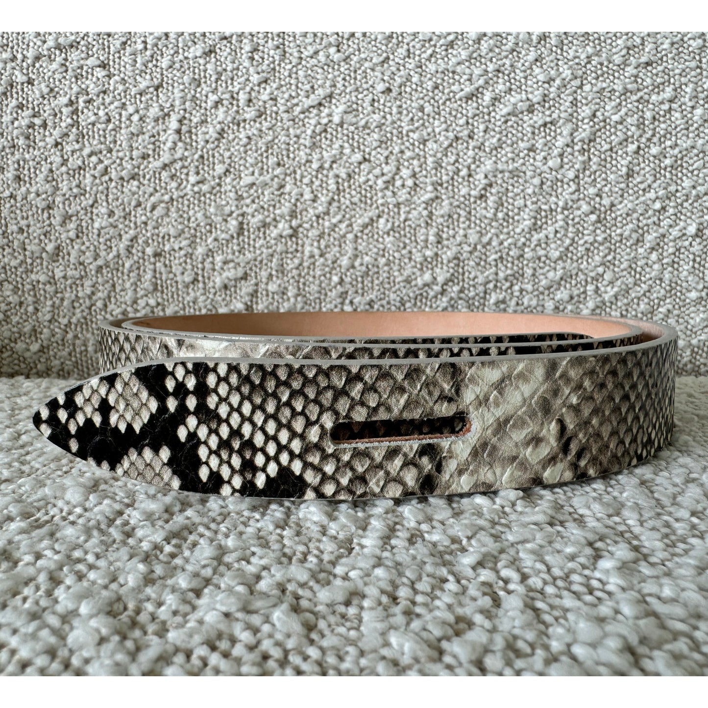 Isabel Marant "Lecce" Python Print Belt, size Large (fits size Medium)