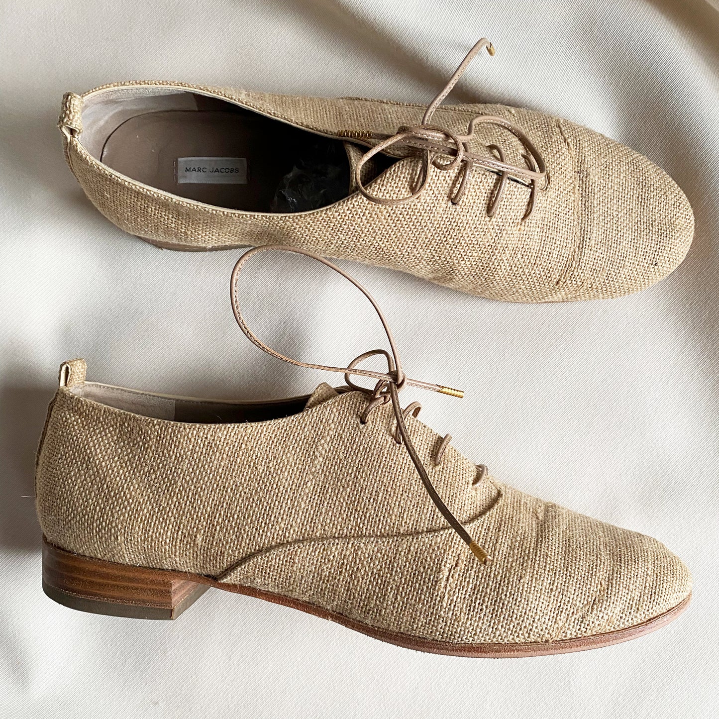 Marc Jacobs Raffia Oxfords, size 42 (fits lik a 10/10.5)