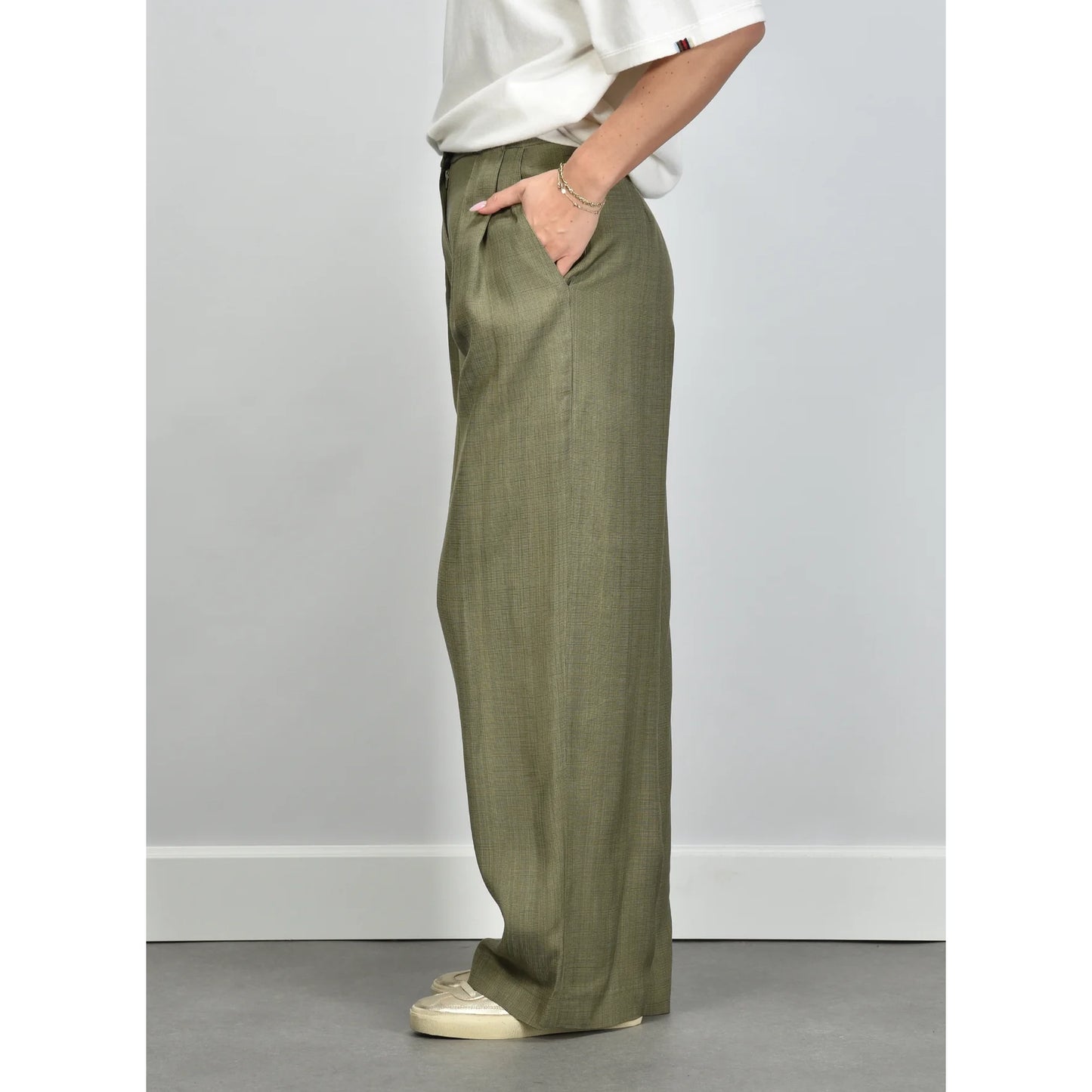 Margaux Lonnberg "Argo" Pant in Khaki, size 38