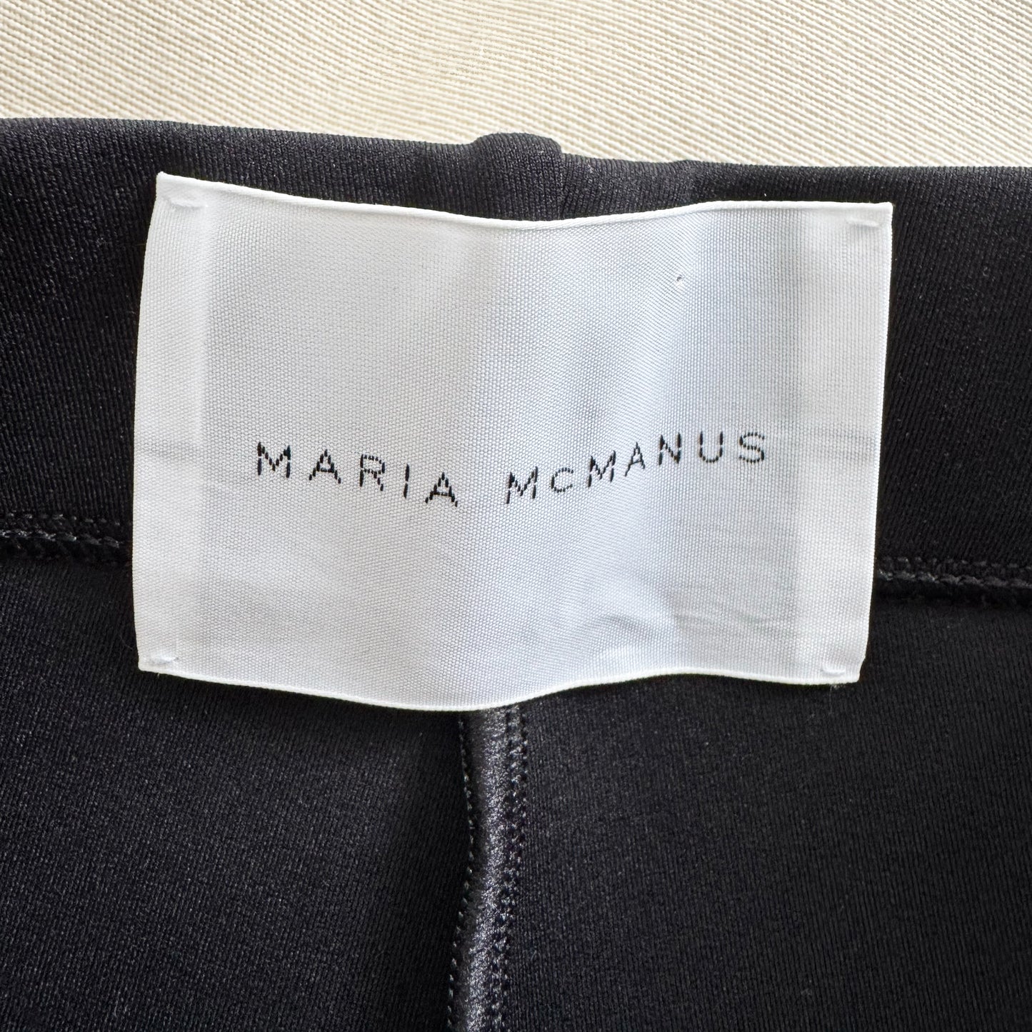 Maria McManus Recycled Nylon Bike Shorts in Black, size XS (fits XXS)