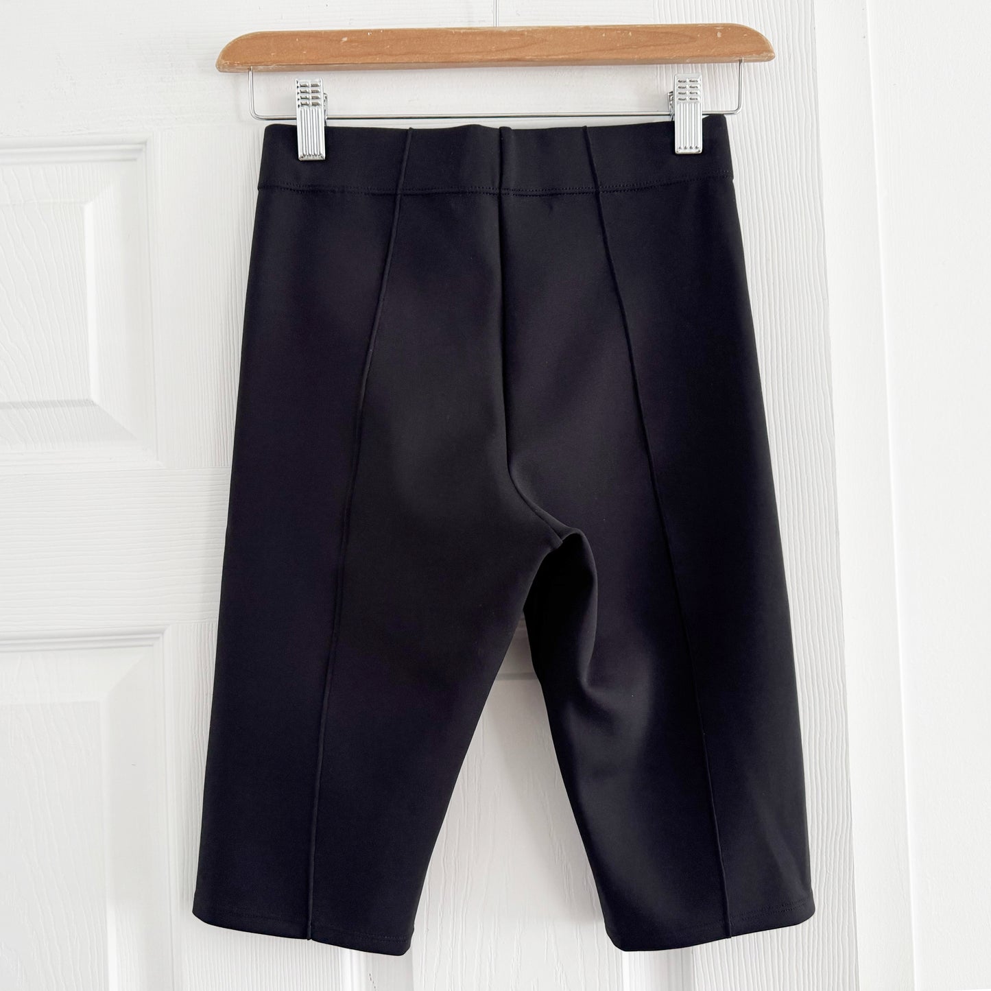 Maria McManus Recycled Nylon Bike Shorts in Black, size XS (fits XXS)