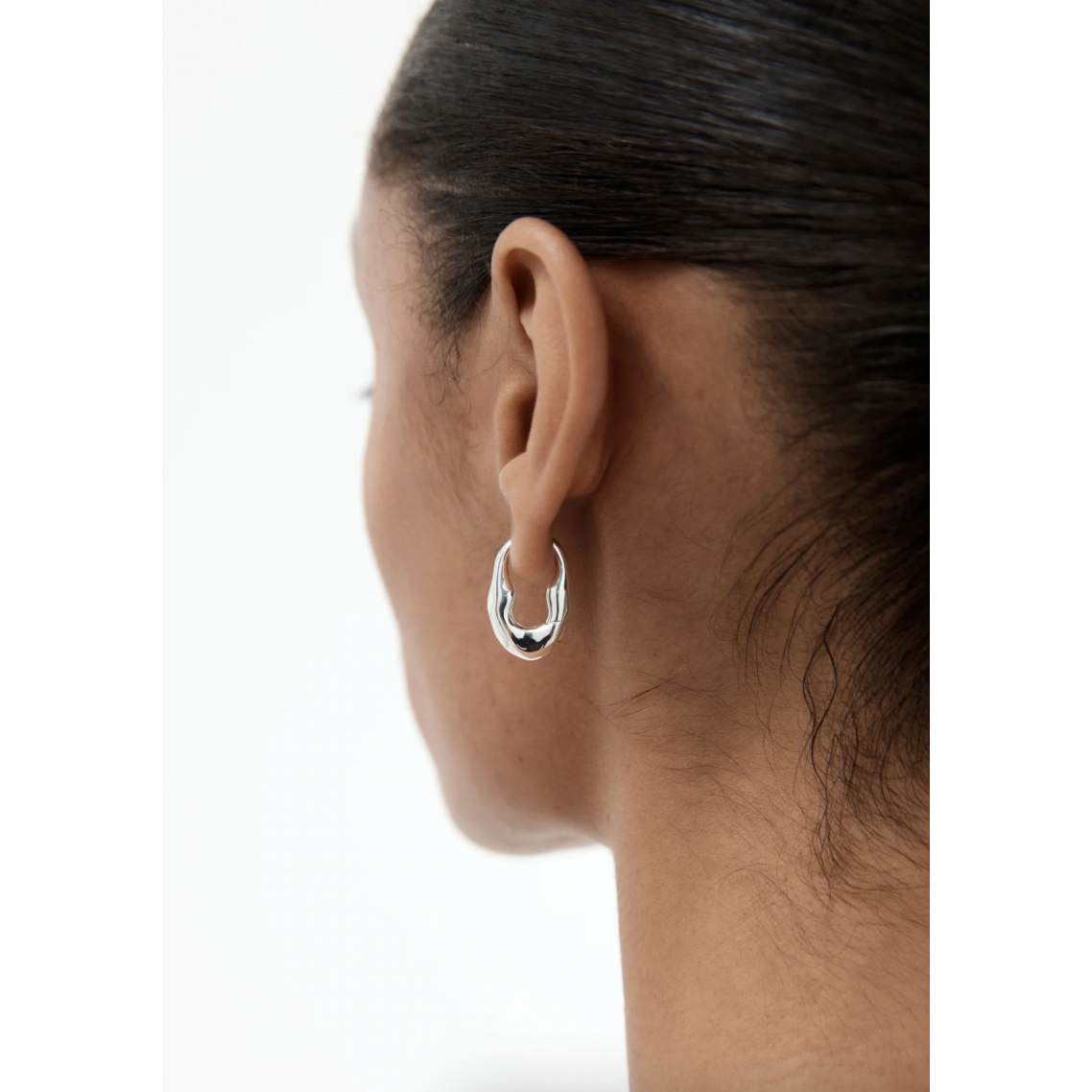 Nina Gordon "Marina" Earrings in Silver