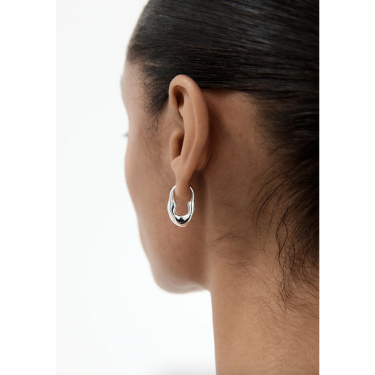 Nina Gordon "Marina" Earrings in Silver