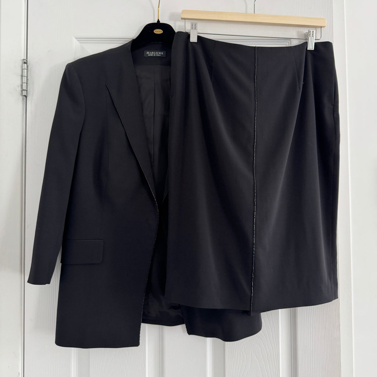 Marlowe Skirt Suit in Black, size 44IT