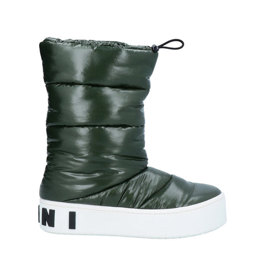 Marni Puffer Winter Boot in Green, size 39