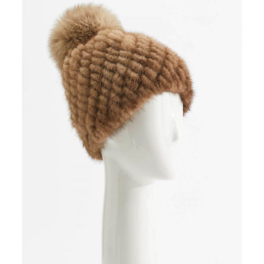 Max Mara "Delia" Mink Fur Beanie