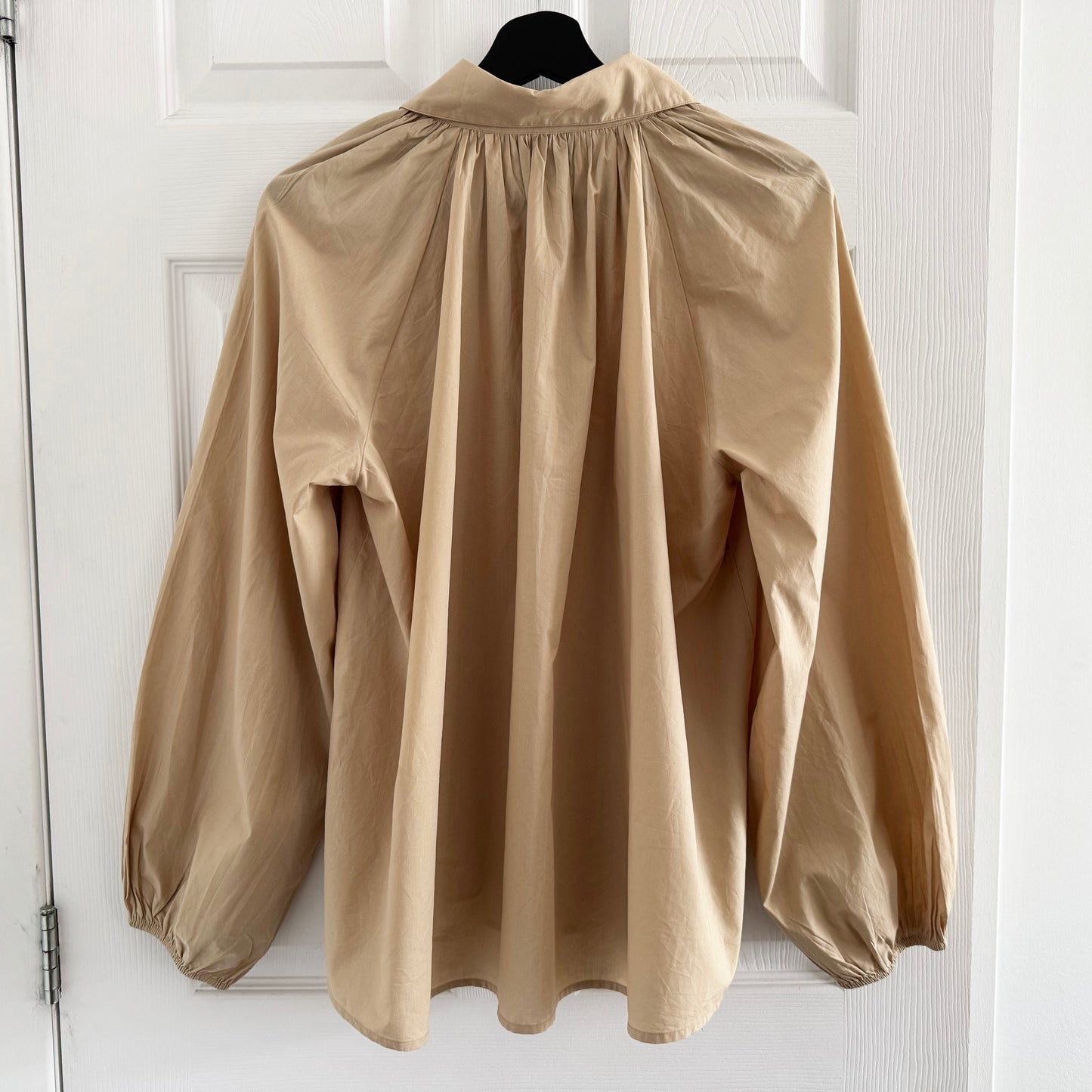 Merlette "Tiana" Cotton Top in Beige, size Small