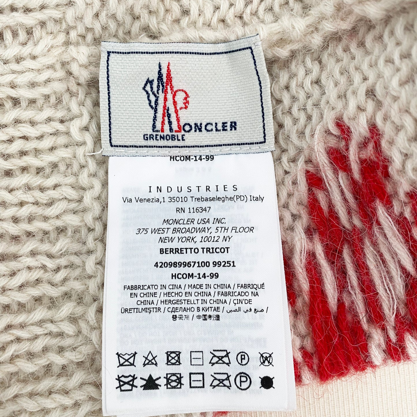 Moncler Grenoble Alpaca/Mohair Beanie