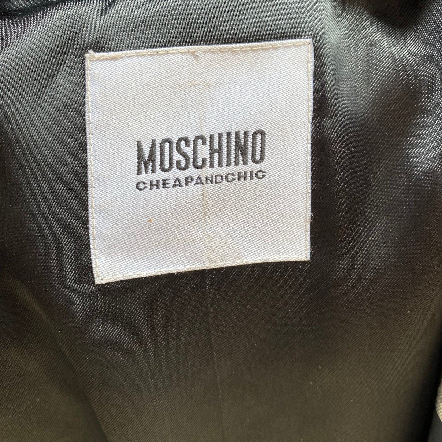 Manteau Moschino Polka Dot, taille 38 (XS) ** tel quel **