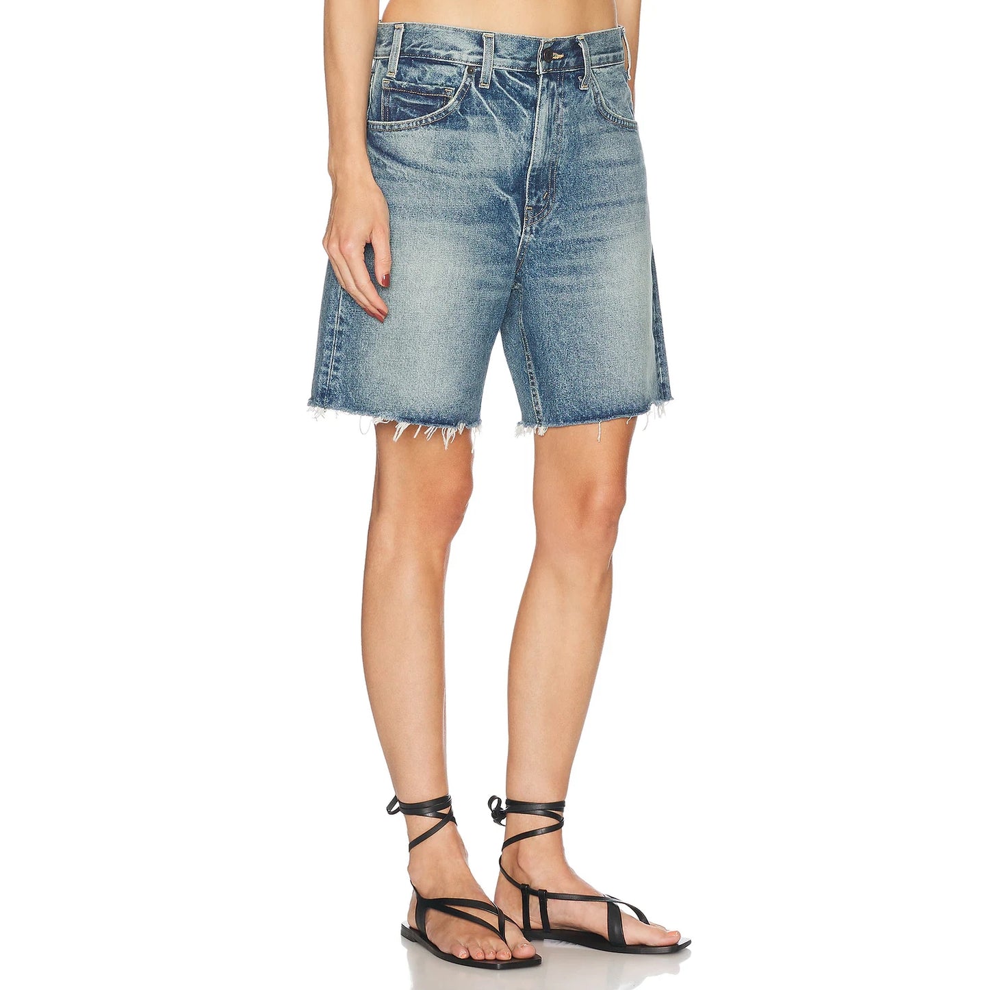 Nili Lotan "Russel" Denim Shorts in "Summer Wash", size 29