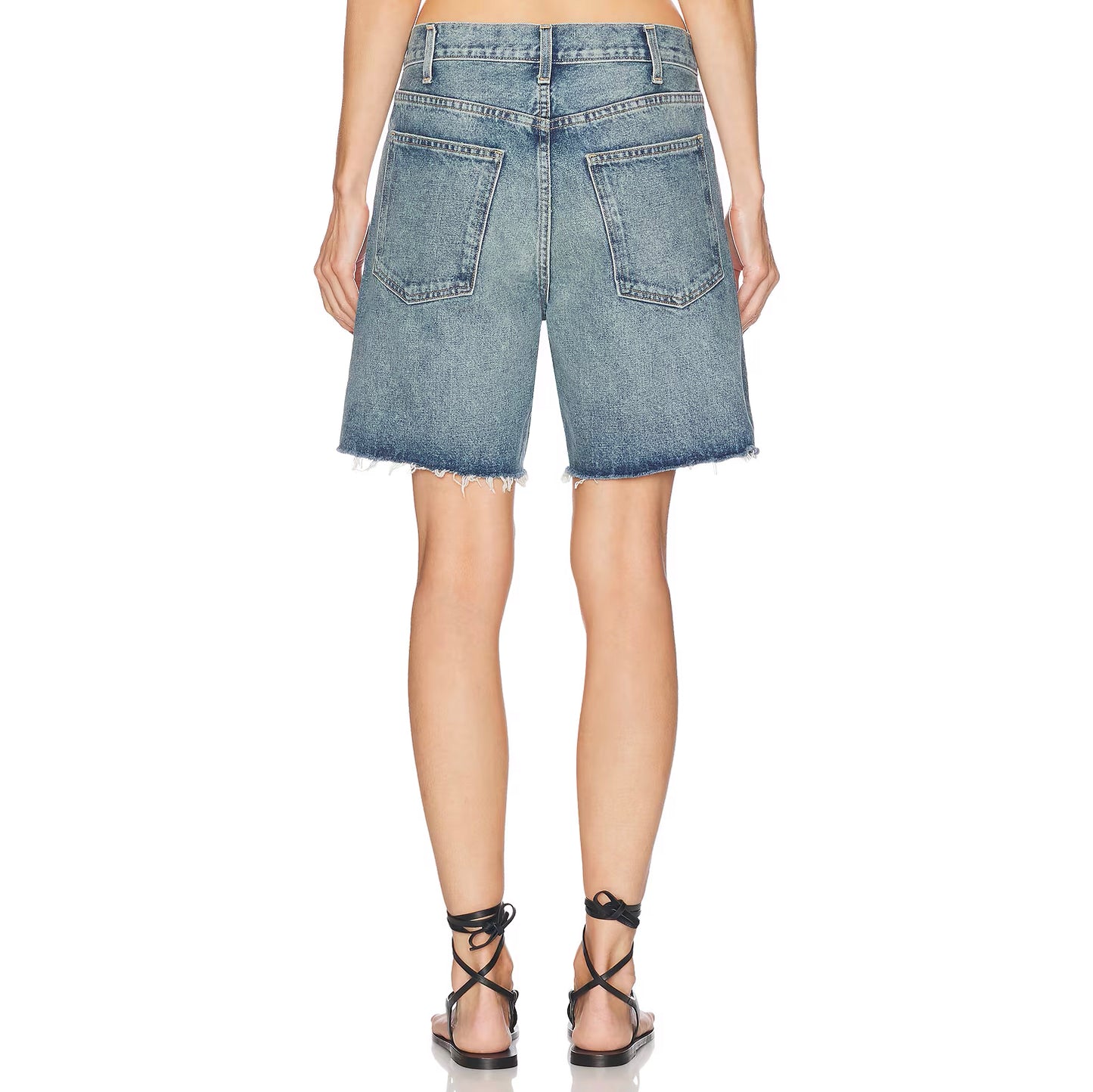 Nili Lotan "Russel" Denim Shorts in "Summer Wash", size 29