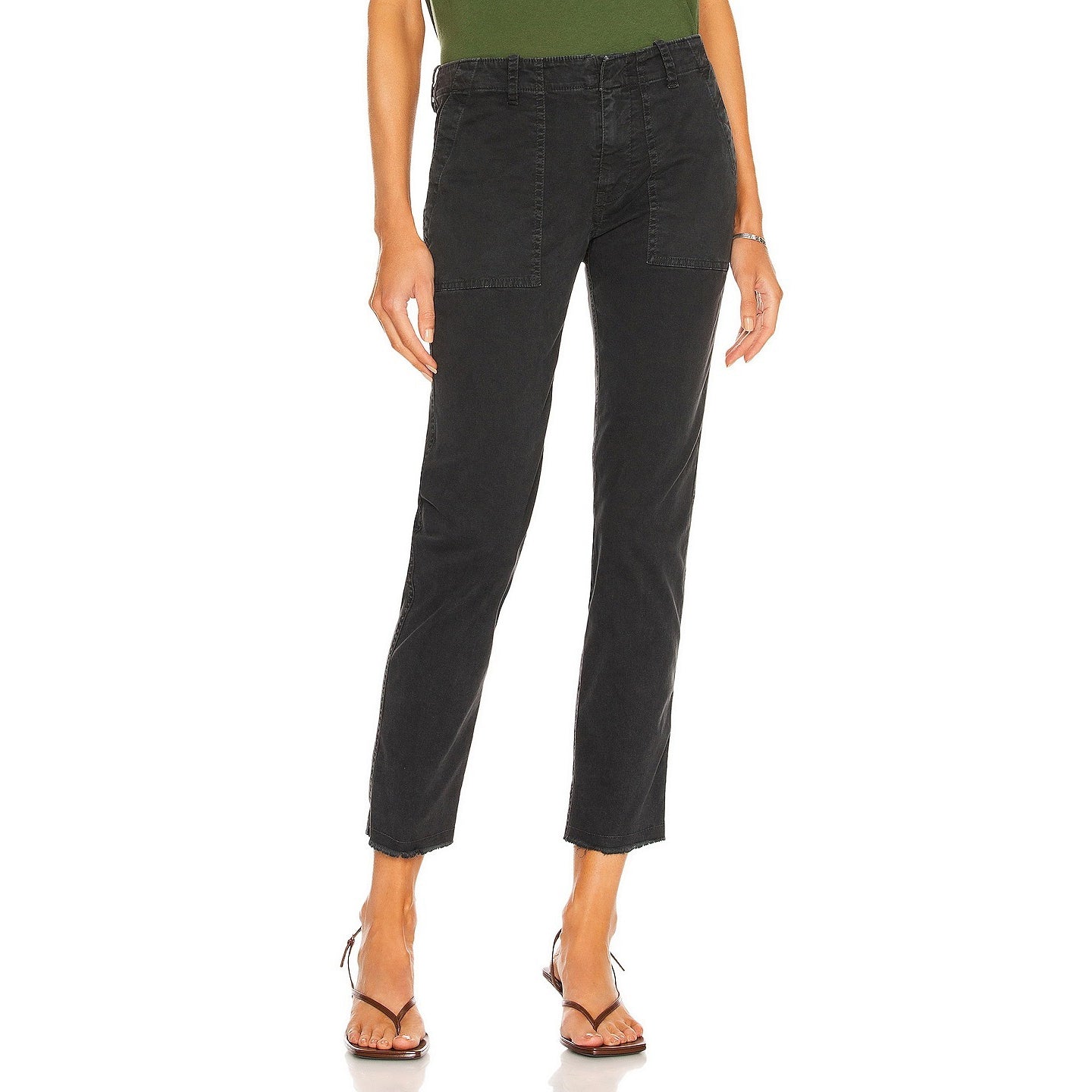 Nili Lotan "Jenna" Pant in Carbon, size 10