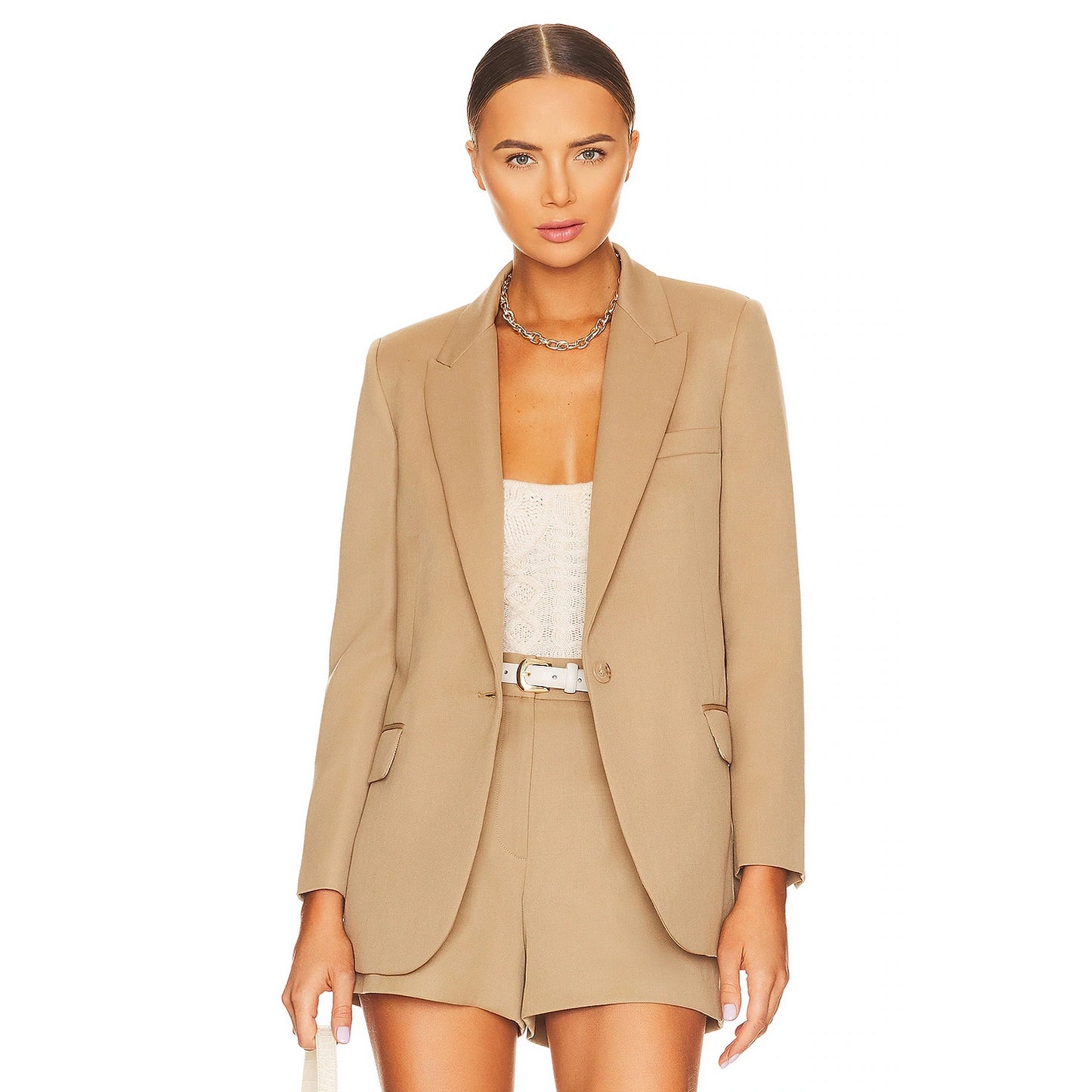 Nili Lotan "Diane" Blazer in Camel, size 0