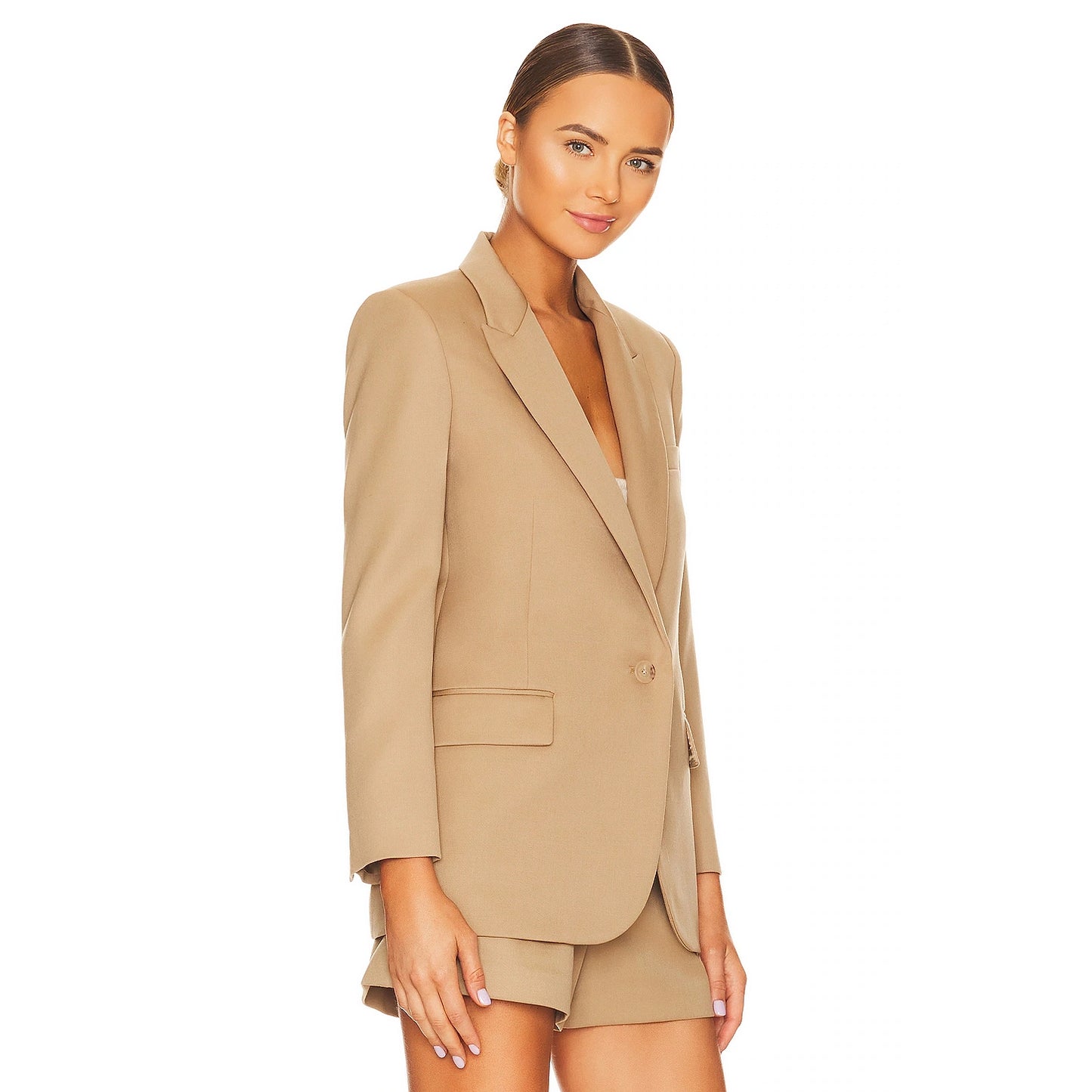 Nili Lotan "Diane" Blazer in Camel, size 0