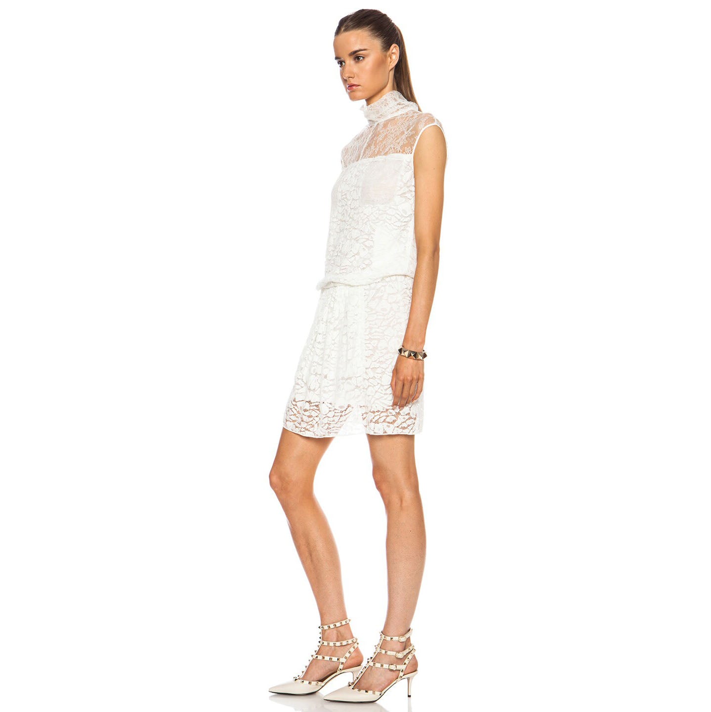 Nina Ricci Ivory Lace Dress, size 36 (fits like a size 2)