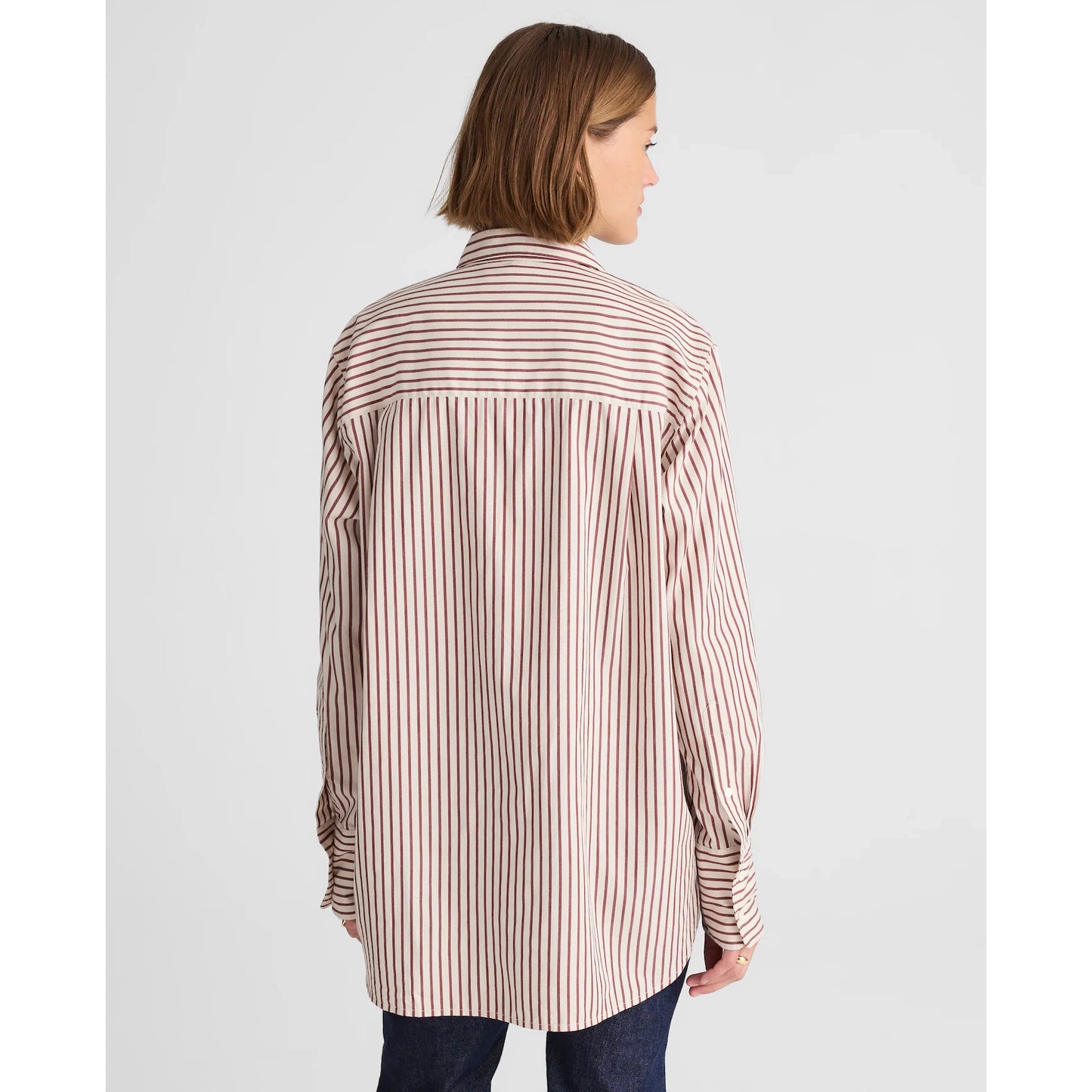 Alexa Chung x Madewell "Lou" Poplin Shirt in "Aroma", size Small