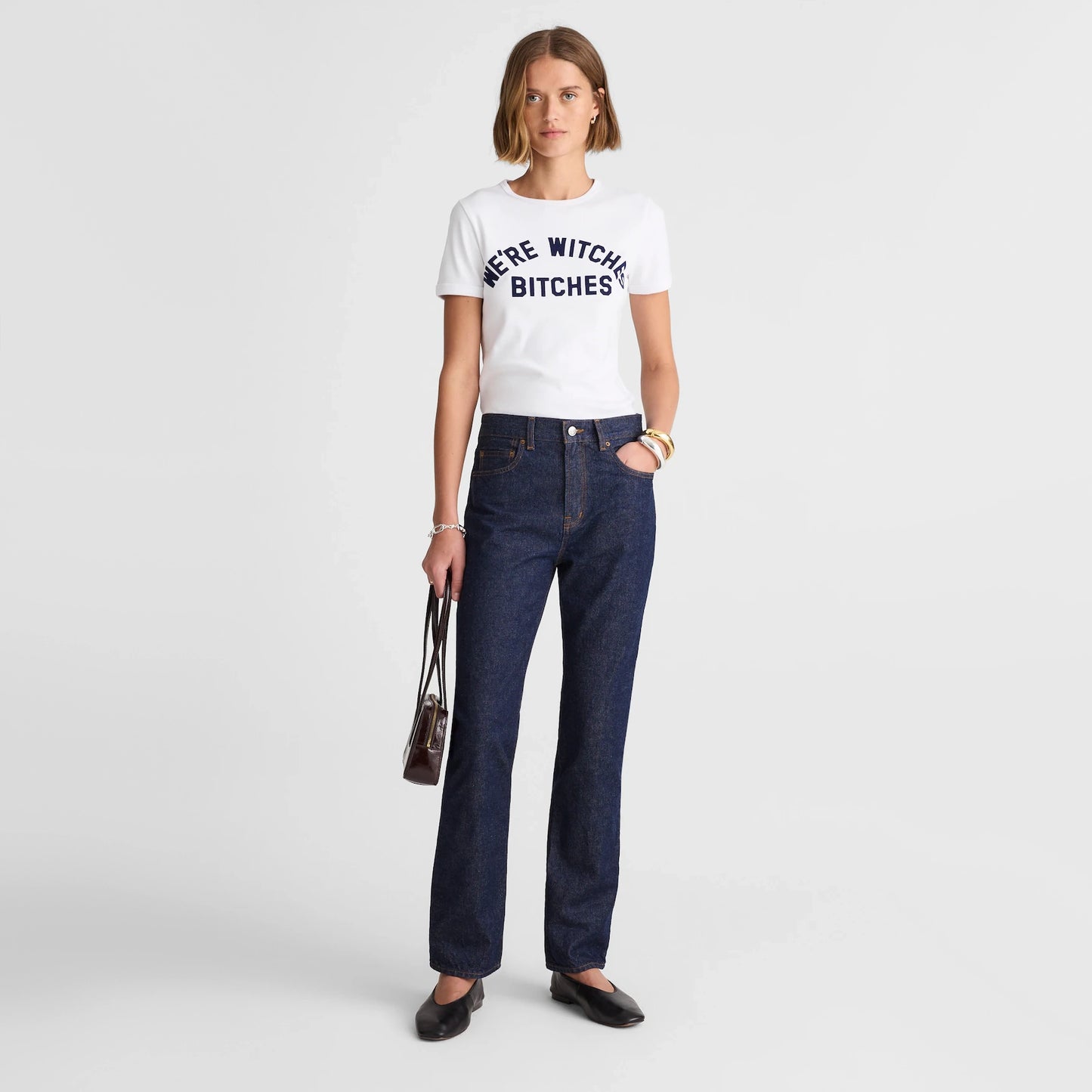 Alexa Chung x Madewell "Franny" Straight Jean in Rinse Wash, size 28