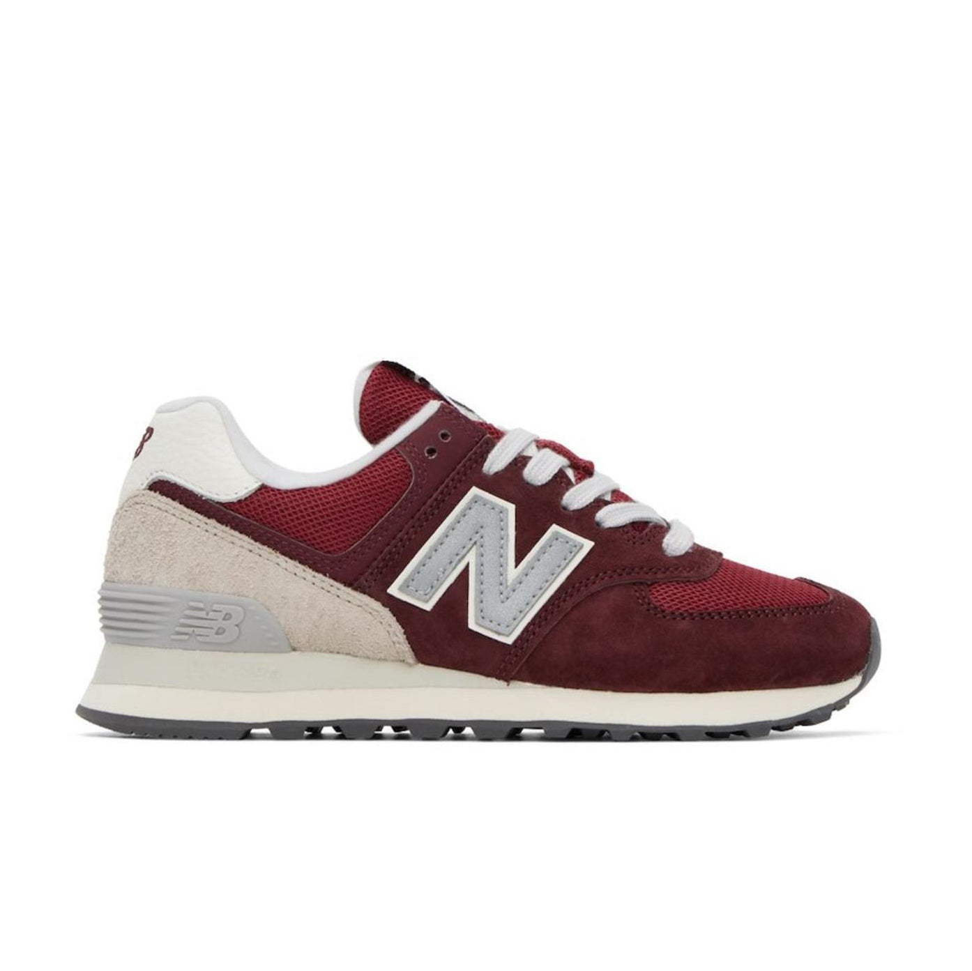 New Balance 574 in Burgundy Suede, size 7.5 Mens/9 Womens