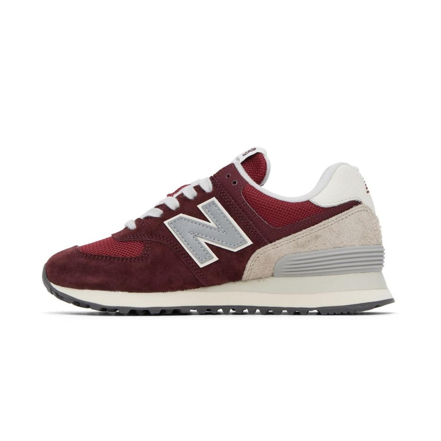 New Balance 574 in Burgundy Suede, size 7.5 Mens/9 Womens