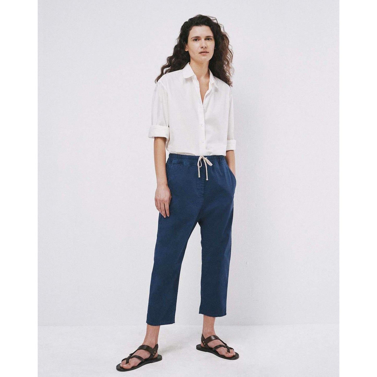 Nili Lotan "Casablanca" Pant in Marine, size Small
