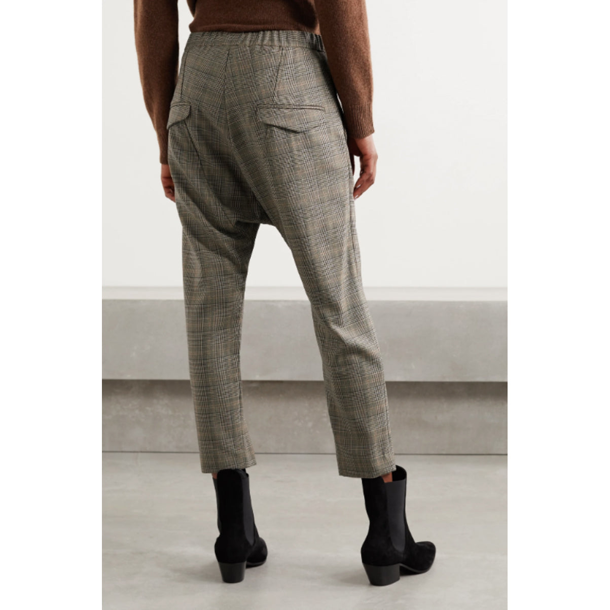 Pantalon Nili Lotan Delancey en noir, taille grande