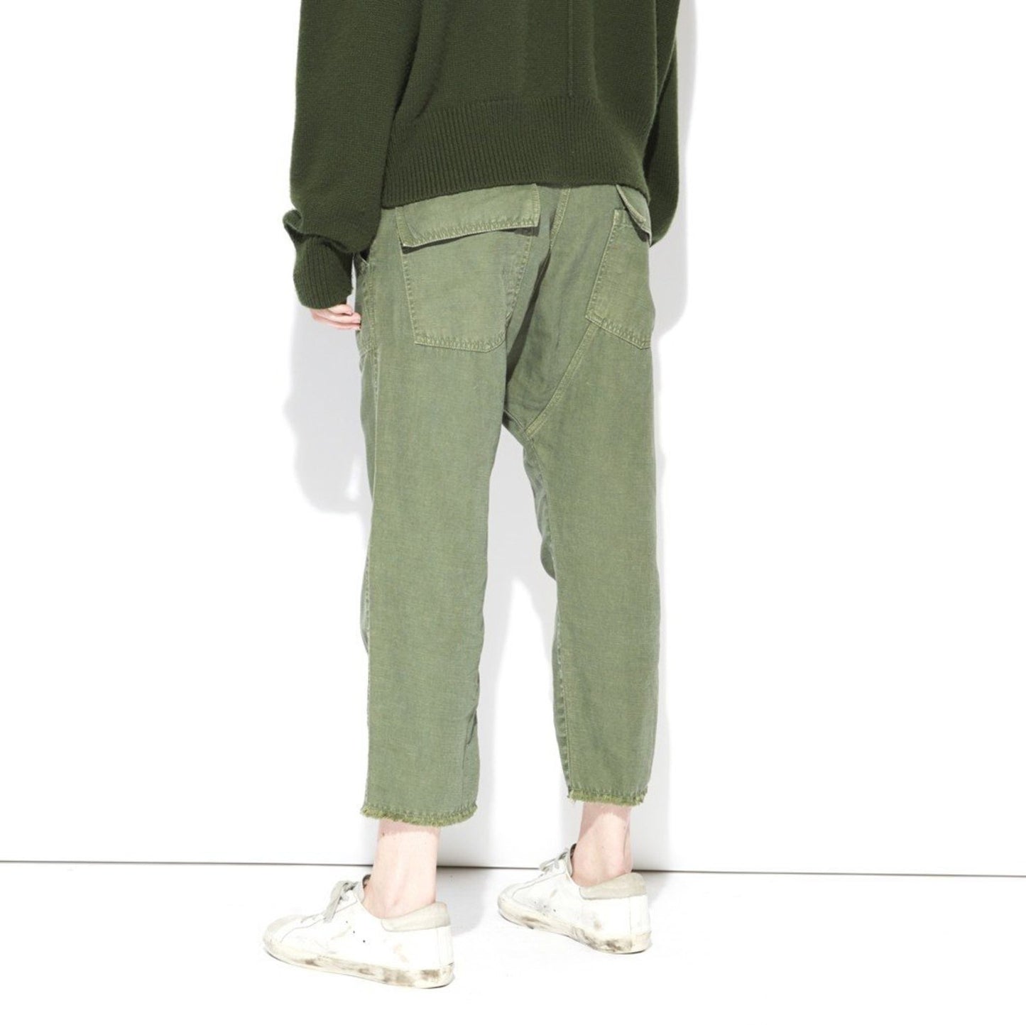 Nili Lotan "Luna" pant in green, size 4