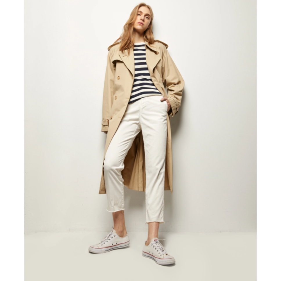 Nili Lotan "Montauk" Pant in Eggshell, size 6