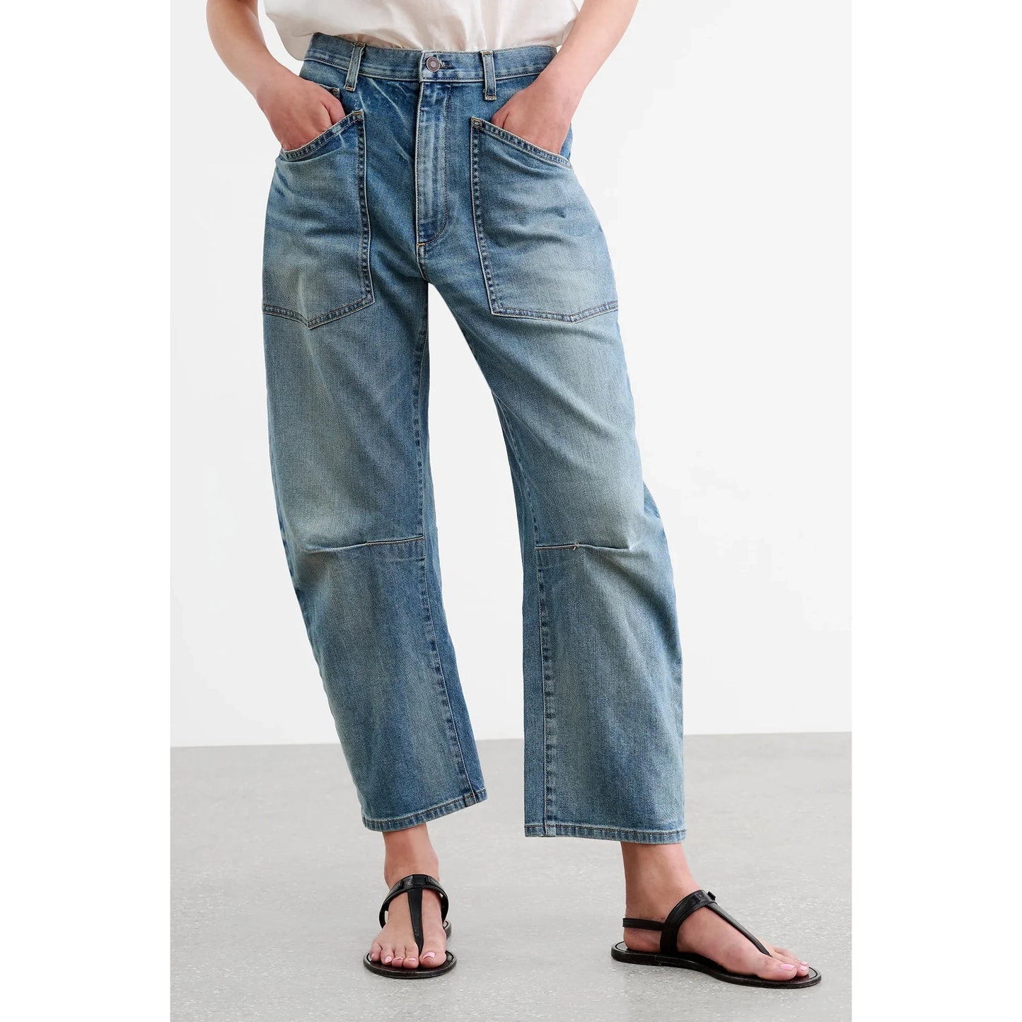 Nili Lotan "Shon" Jeans in "Summer Wash", size 25