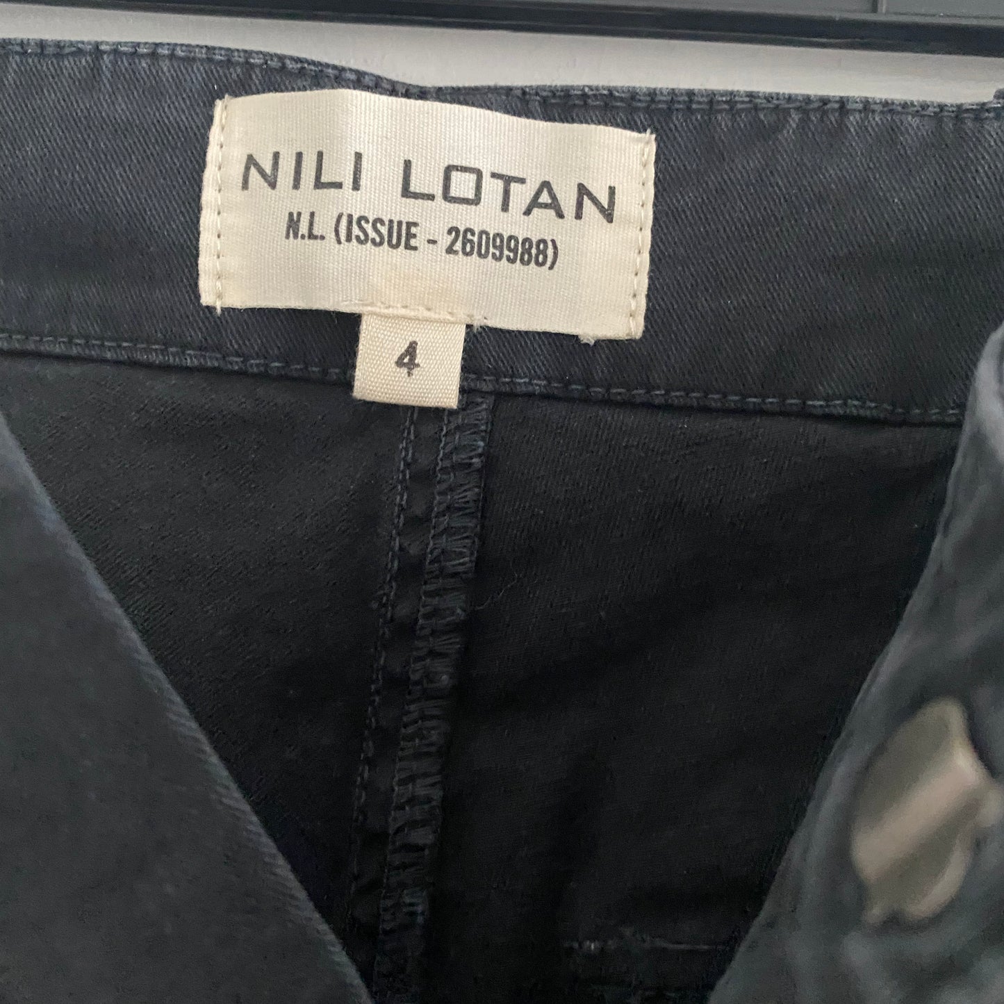 Nili Lotan "Bradley" Pant in Carbon, size 4