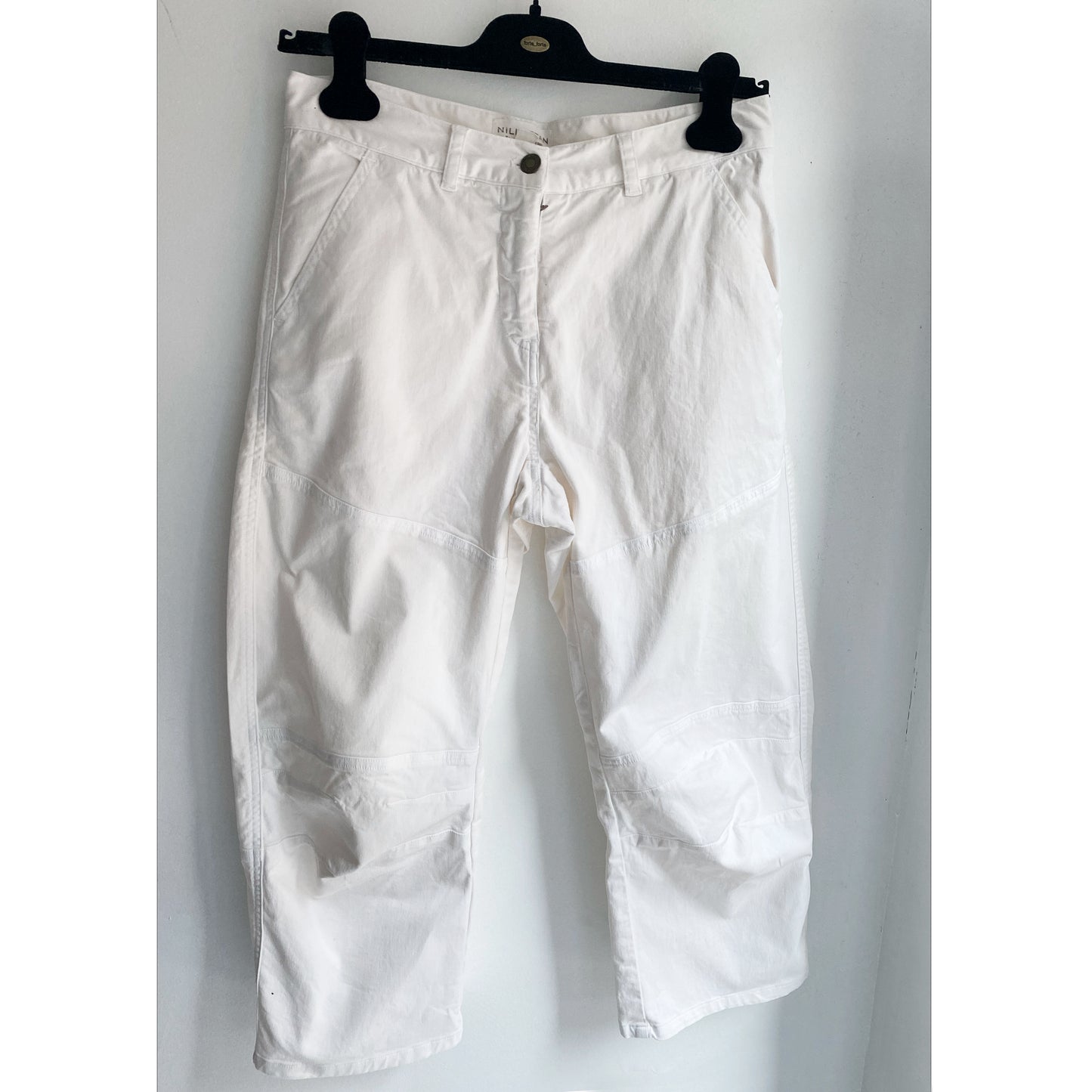 Pantalon Nili Lotan « Martil » en Eggshell, taille 0 (convient à une taille confortable 2) * tel quel **