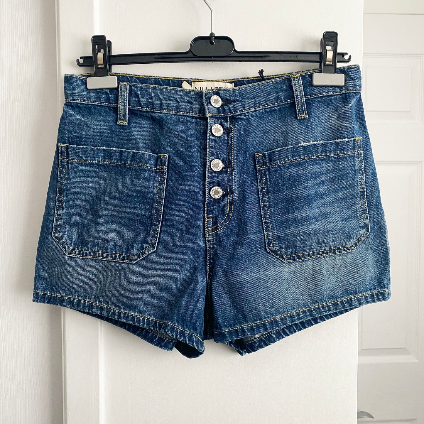 Nili Lotan "Mollie" Denim Shorts, size 29