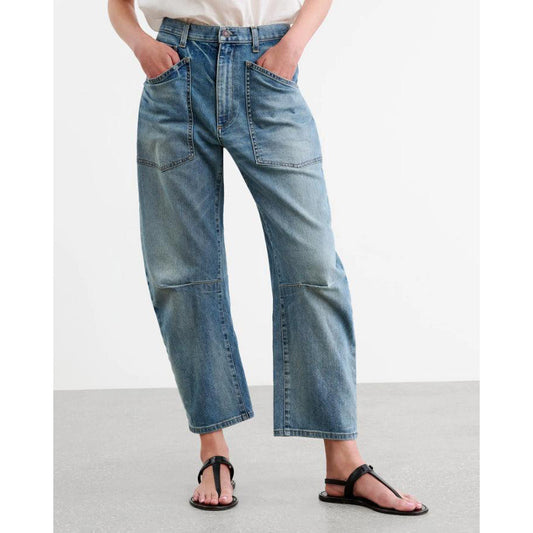 Nili Lotan "Shon" Jeans in Summer Wash, size 28