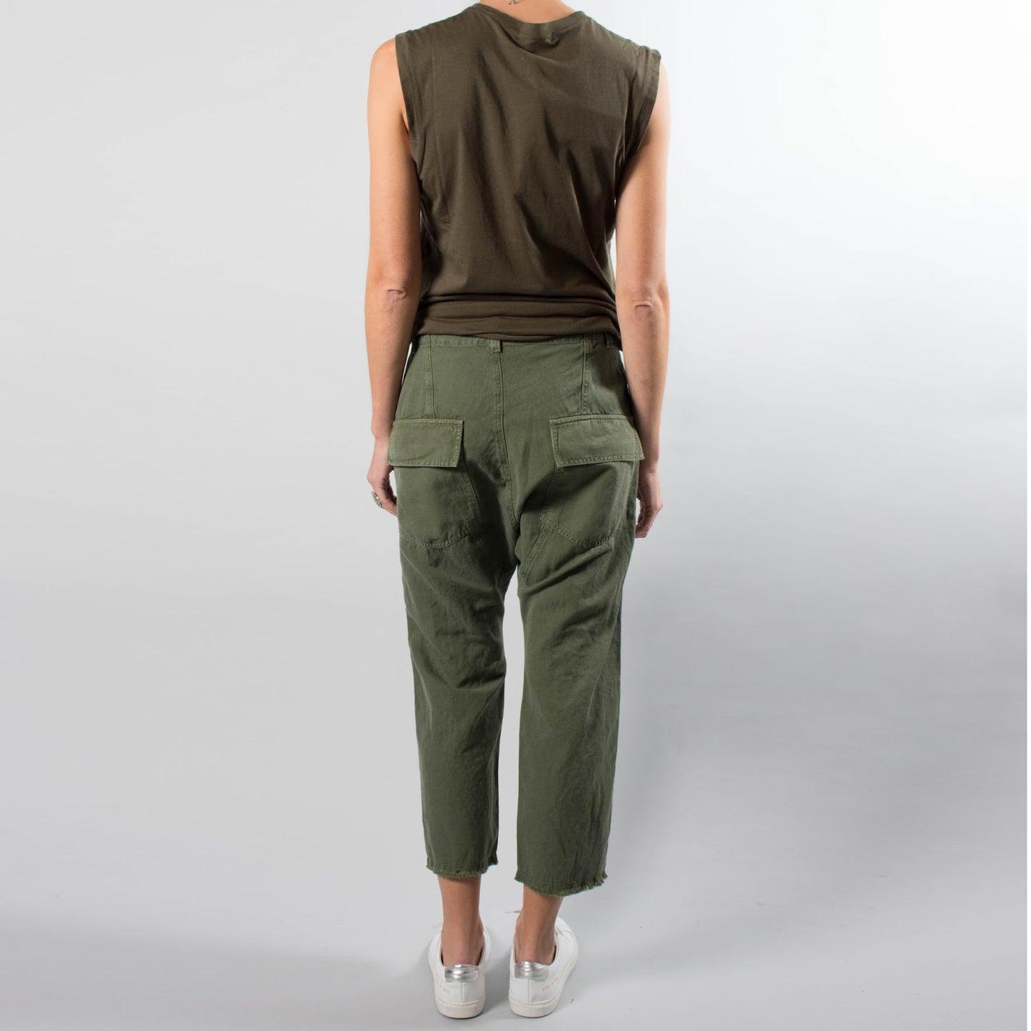 Nili Lotan "Luna" pant in green, size 4