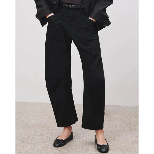 Nili Lotan "Shon" Jeans in "Black", size 24 (fits like 25)