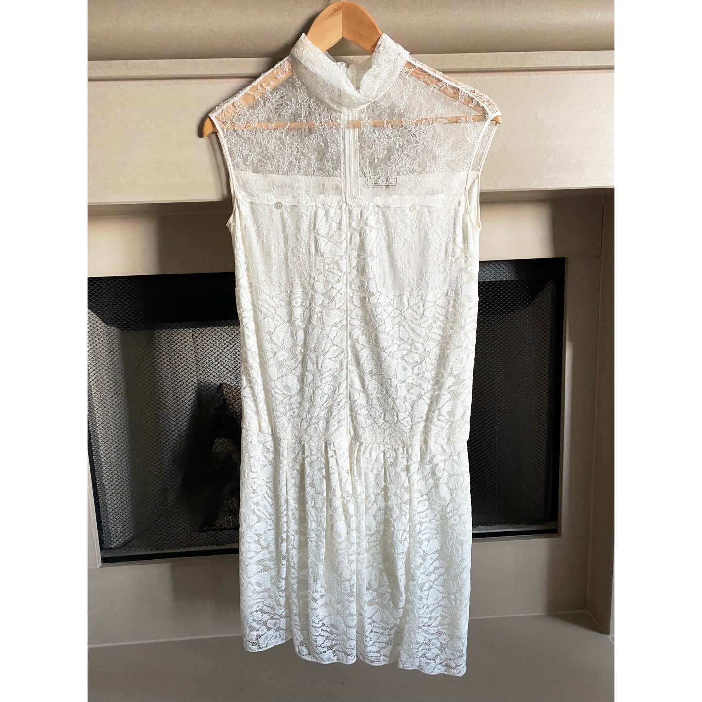 Nina Ricci Ivory Lace Dress, size 36 (fits like a size 2)