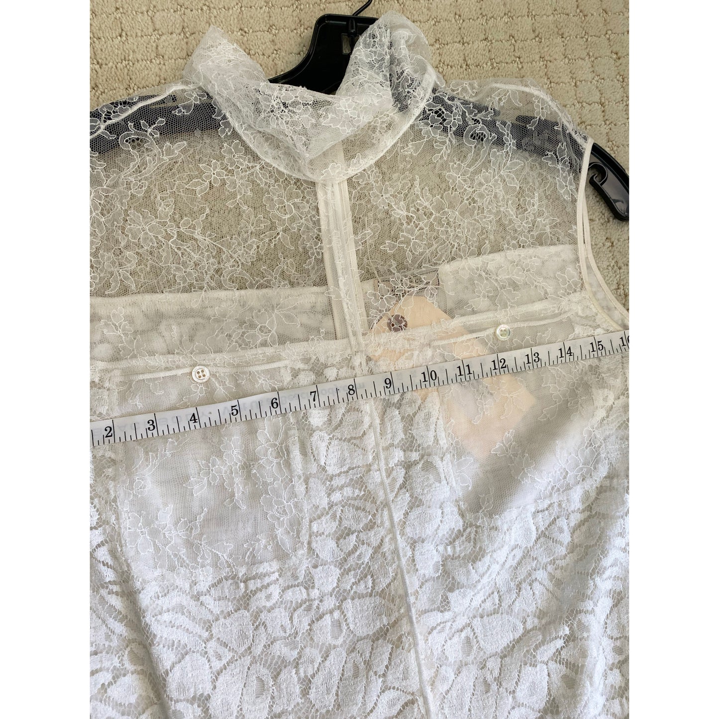 Nina Ricci Ivory Lace Dress, size 36 (fits like a size 2)