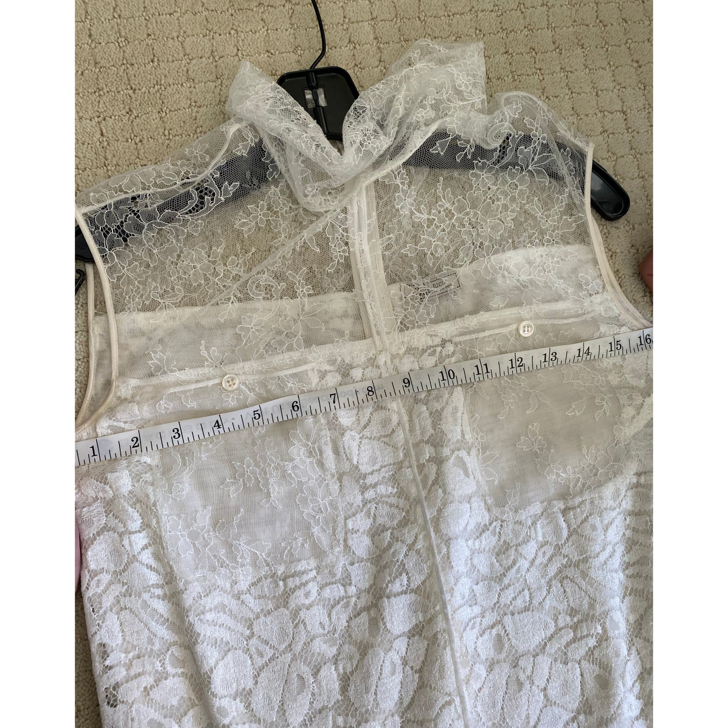 Nina Ricci Ivory Lace Dress, size 36 (fits like a size 2)