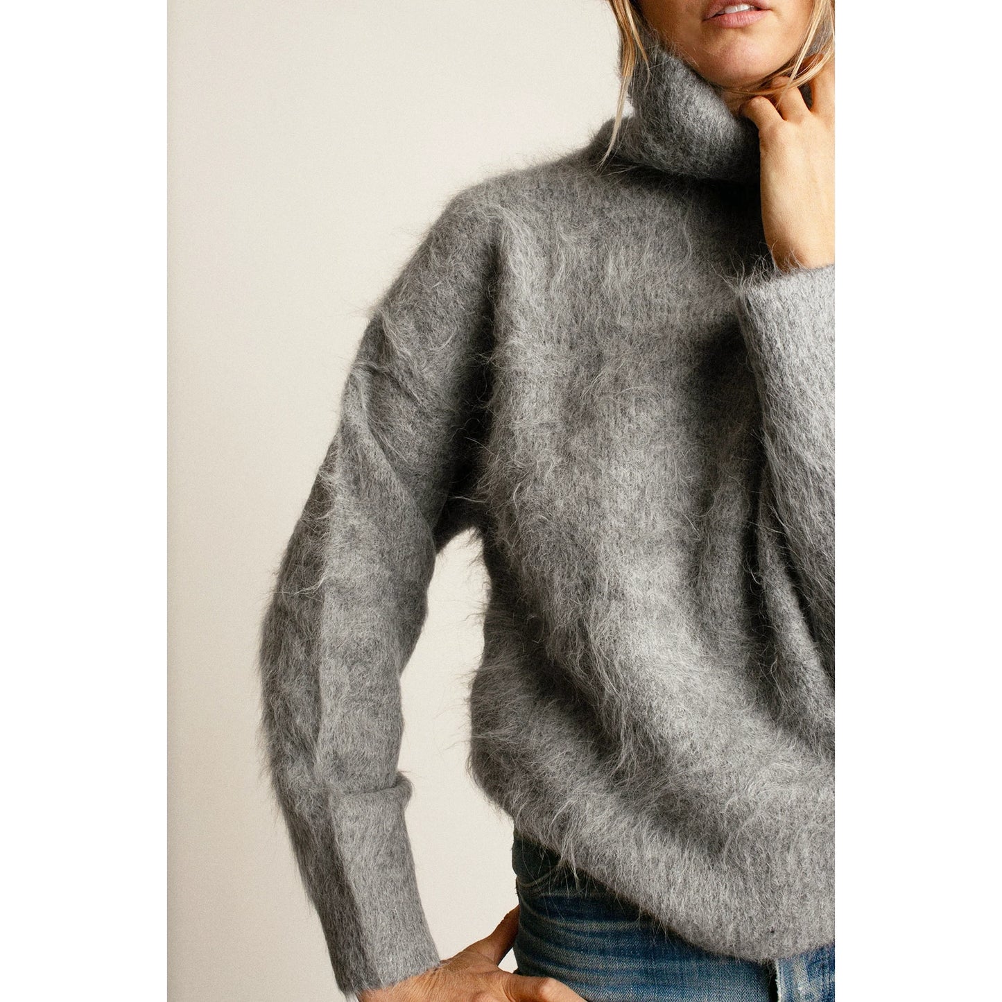 No. 6 Store "Miles" Sweater in Grey, size Medium