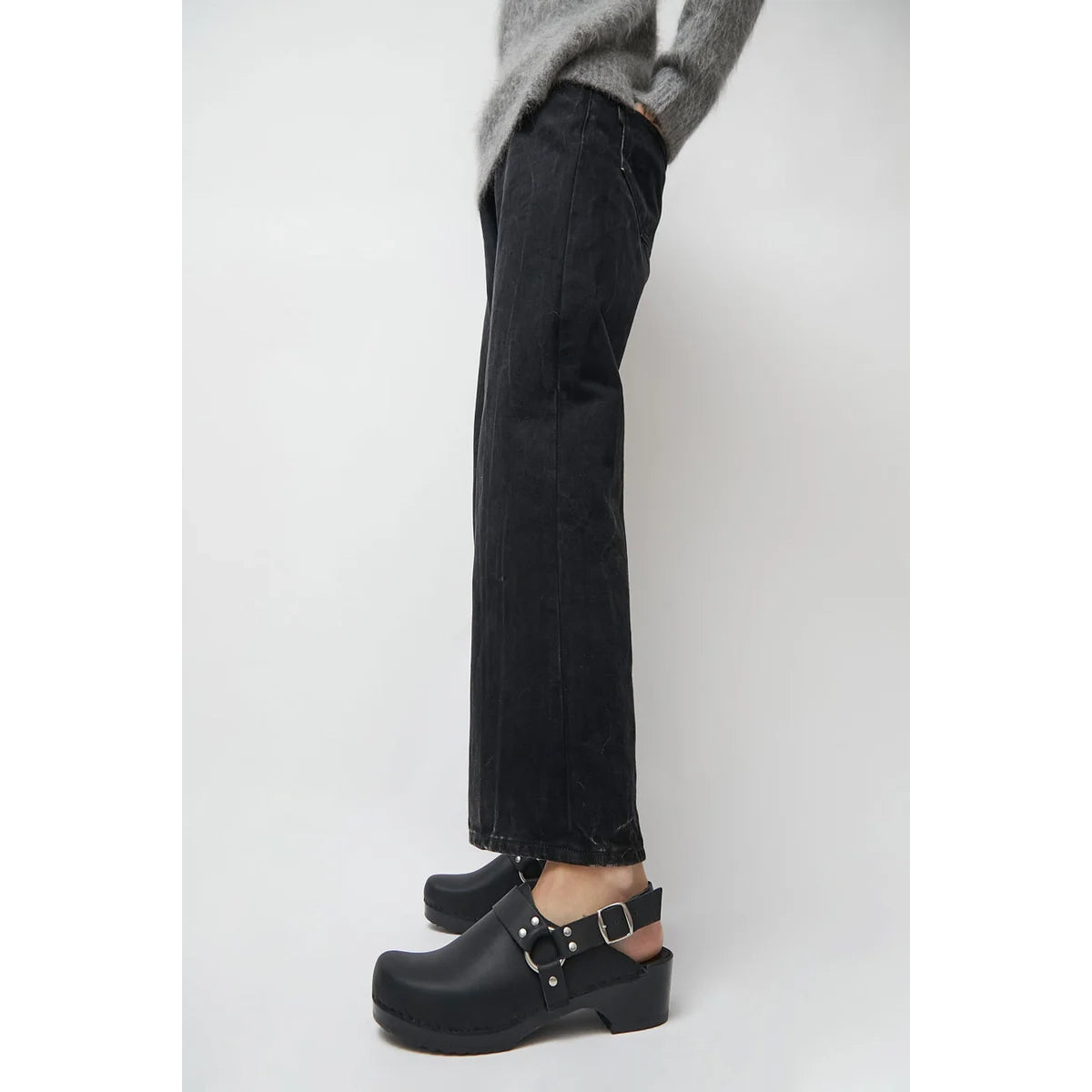 No. 6 Store "Brando" Clogs in Black, size 40