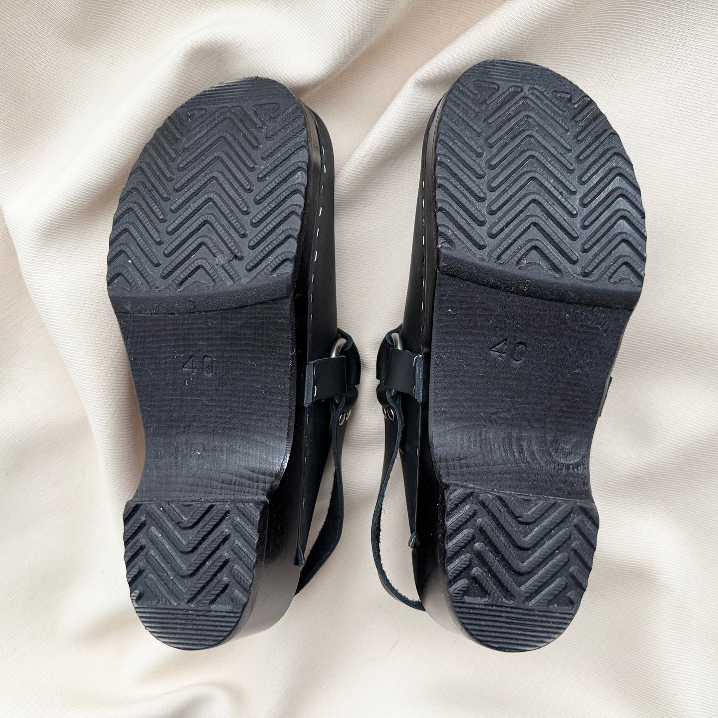 No. 6 Store "Brando" Clogs in Black, size 40