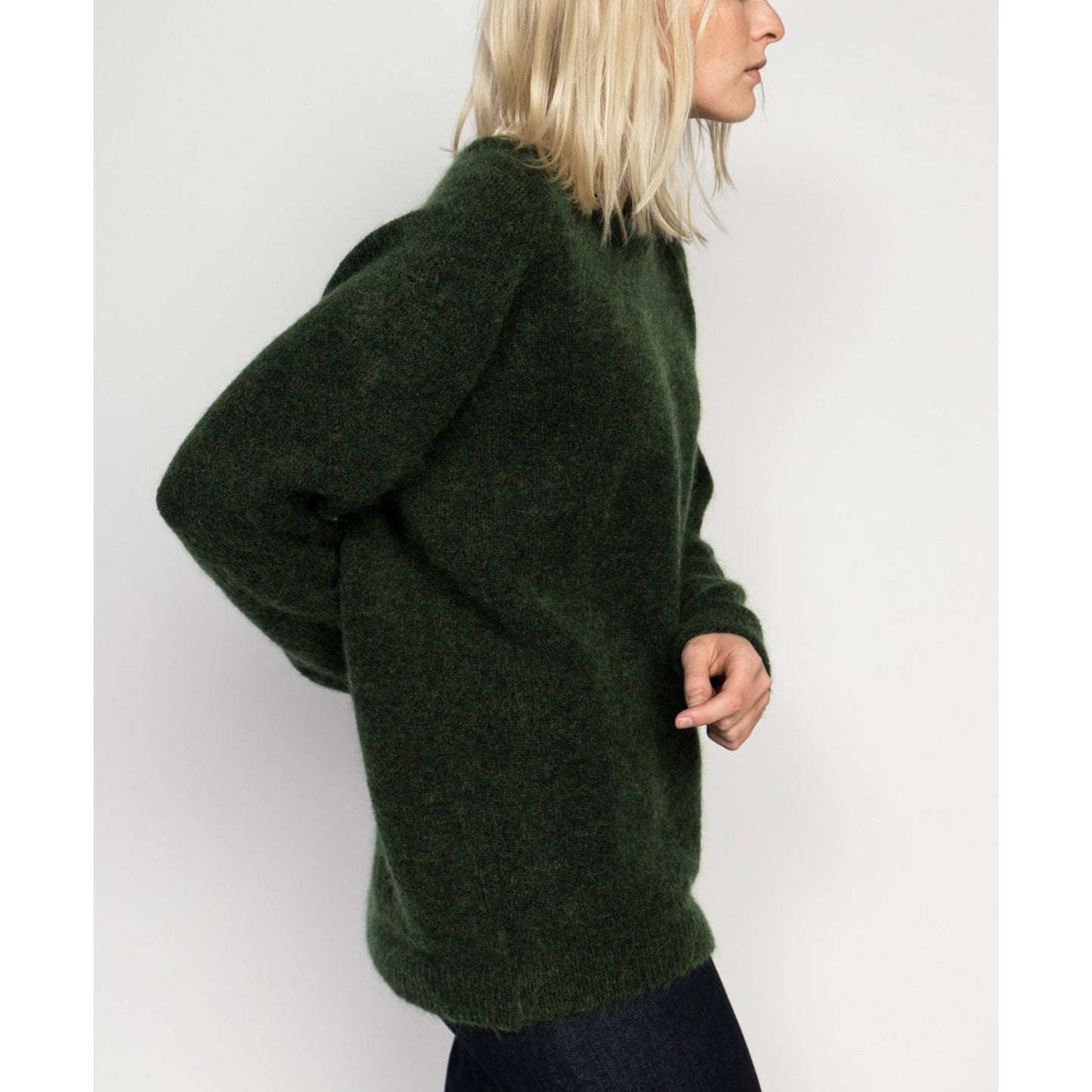 Norse Projects "Ajo" Sweater in Green, size Small