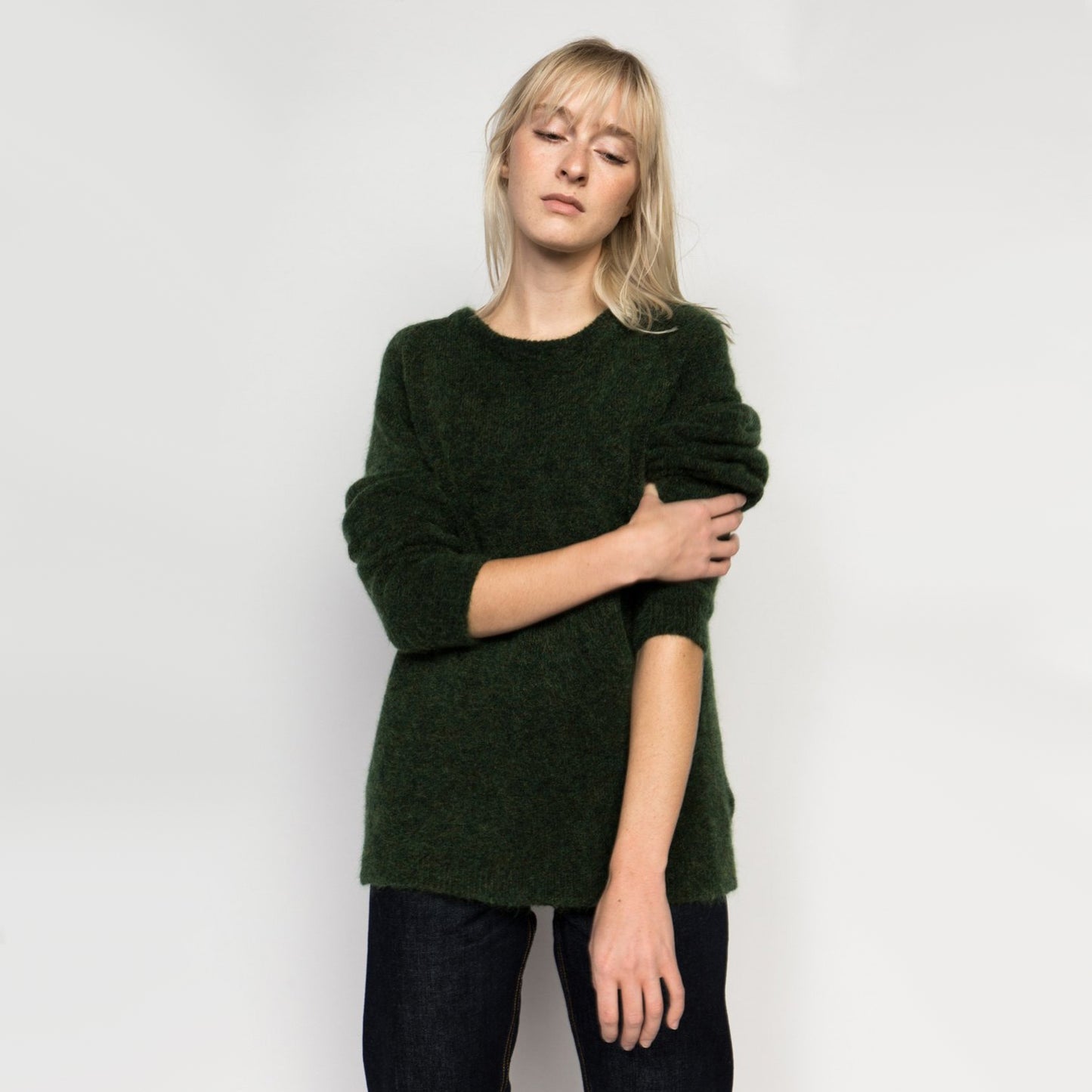 Norse Projects "Ajo" Sweater in Green, size Small