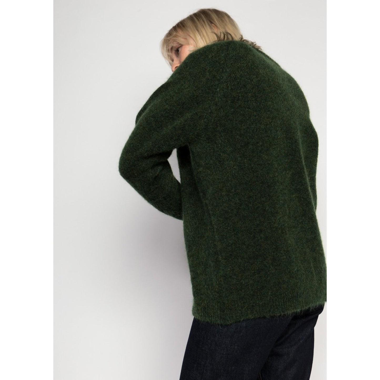 Norse Projects "Ajo" Sweater in Green, size Small