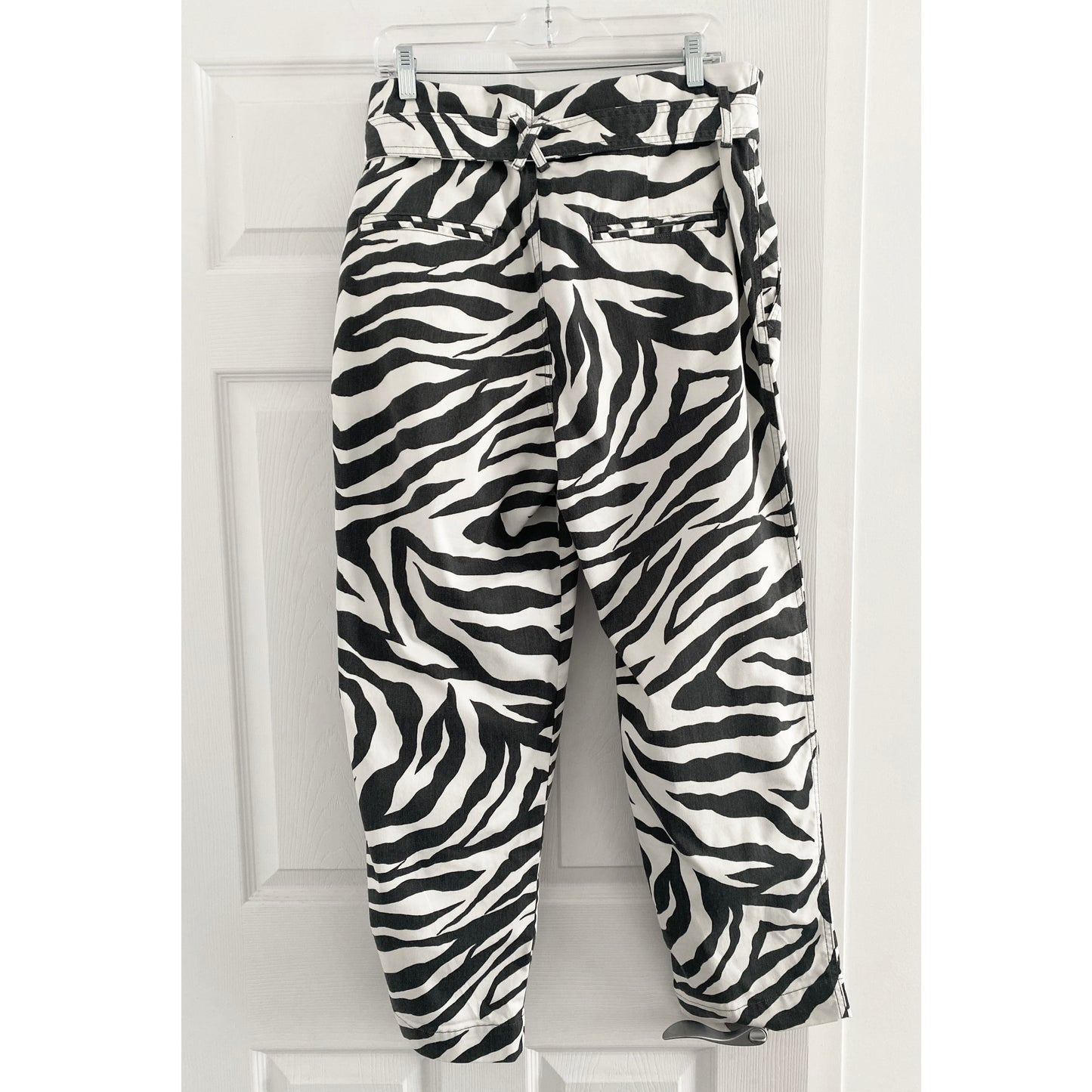 Overlover Zebra Print "Carlyle" Pant, size 30