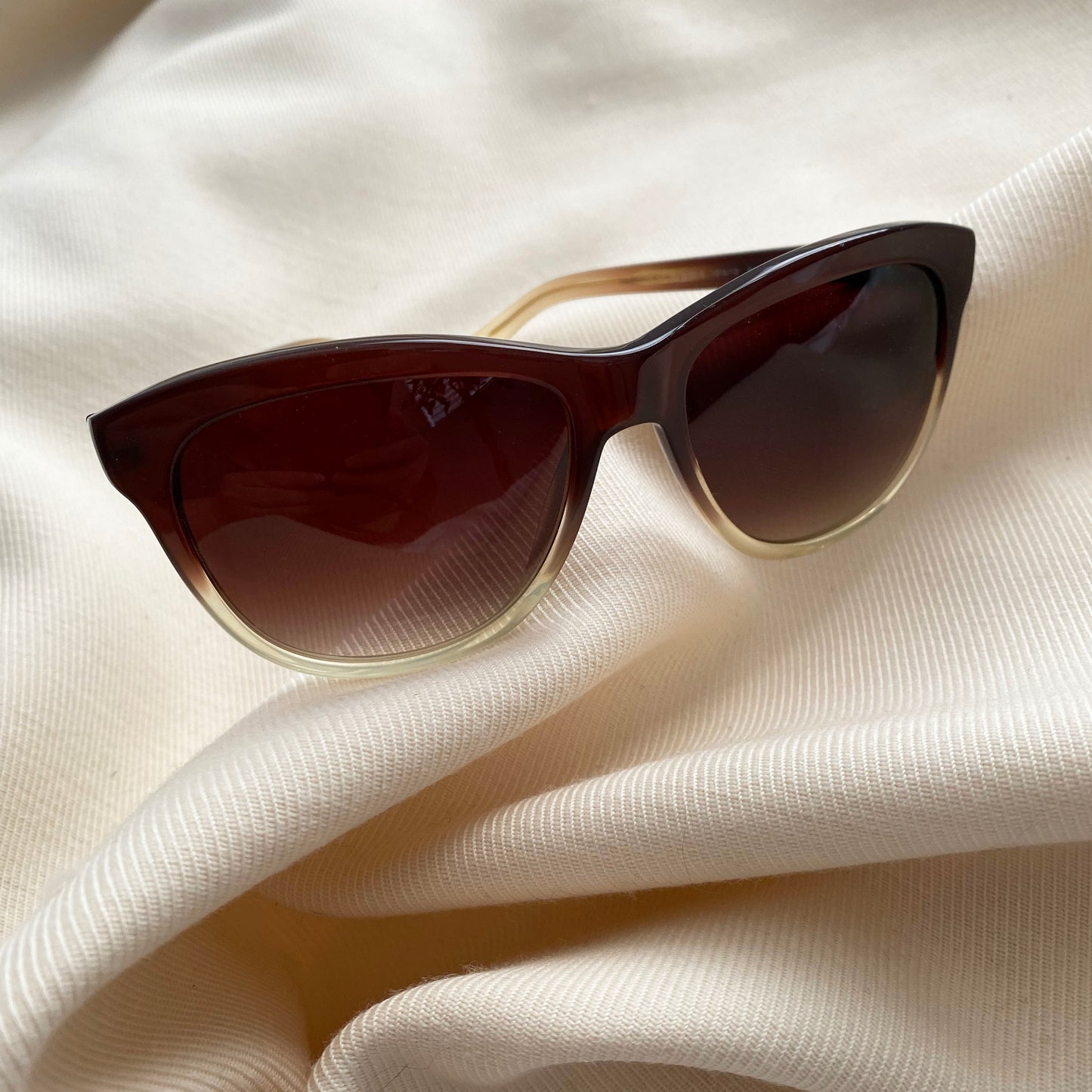 Oliver Peoples "Reigh" Brown Sunglasses