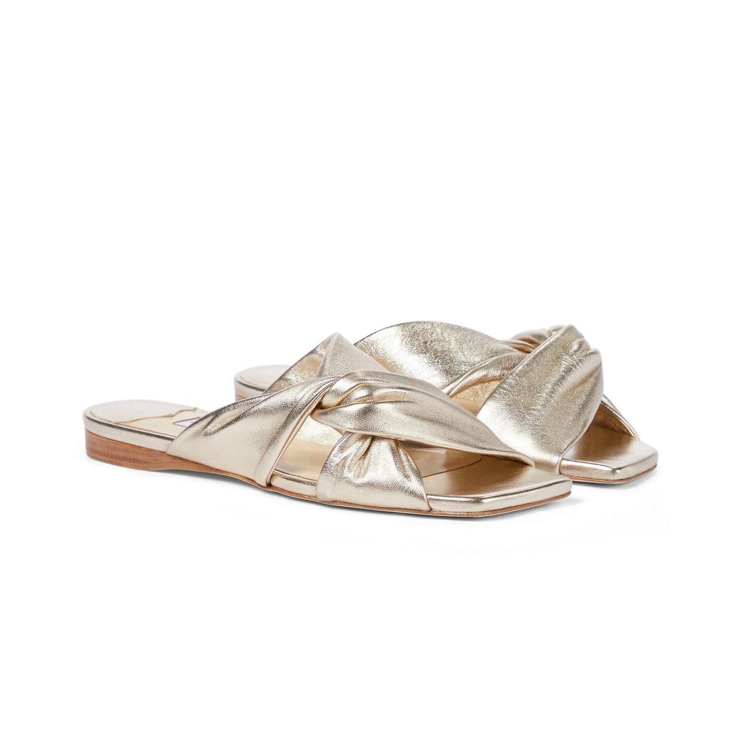 Jimmy Choo "Narisa" Sandals in Champagne, size 41 (fits 10/10.5)