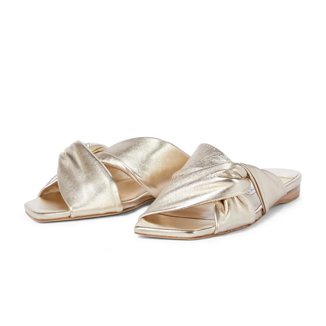 Jimmy Choo "Narisa" Sandals in Champagne, size 41 (fits 10/10.5)