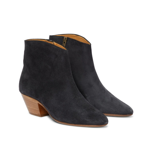 Isabel Marant "Dacken" Suede Boot in Black, size 37